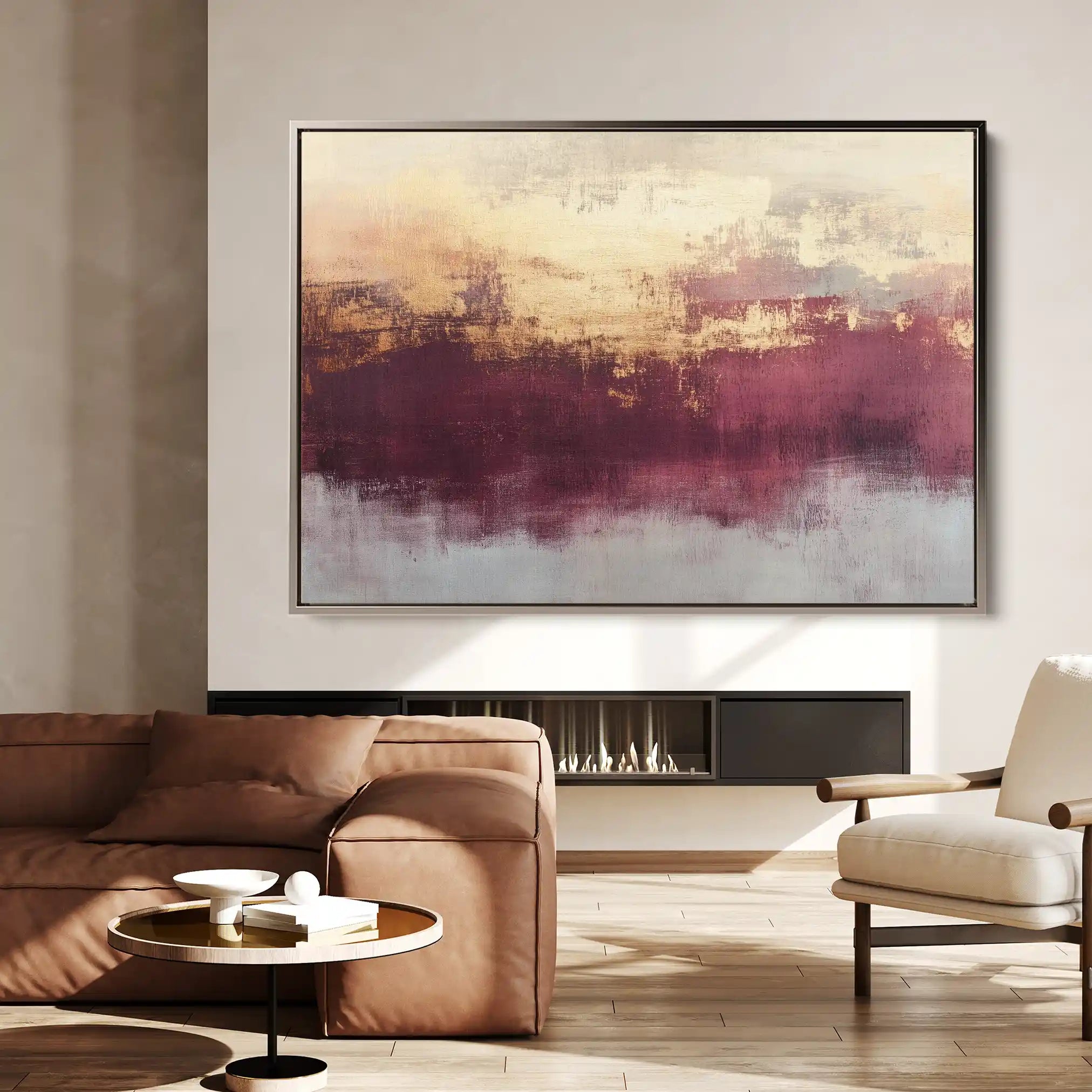 Abstract 304 Canvas Art 60 x 40 cm / Stretched on hidden frame
