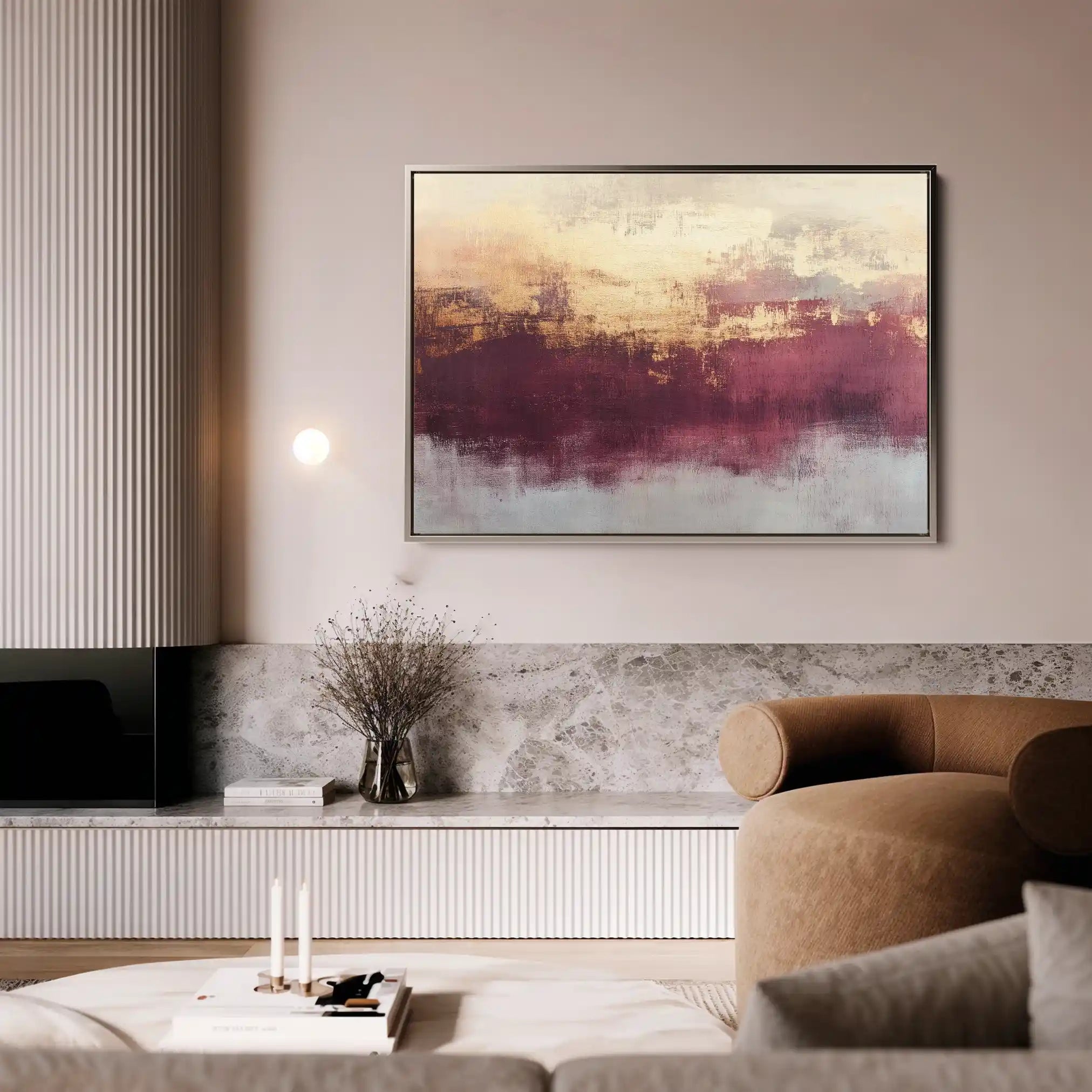 Abstract 304 Canvas Art 60 x 40 cm / Stretched on hidden frame