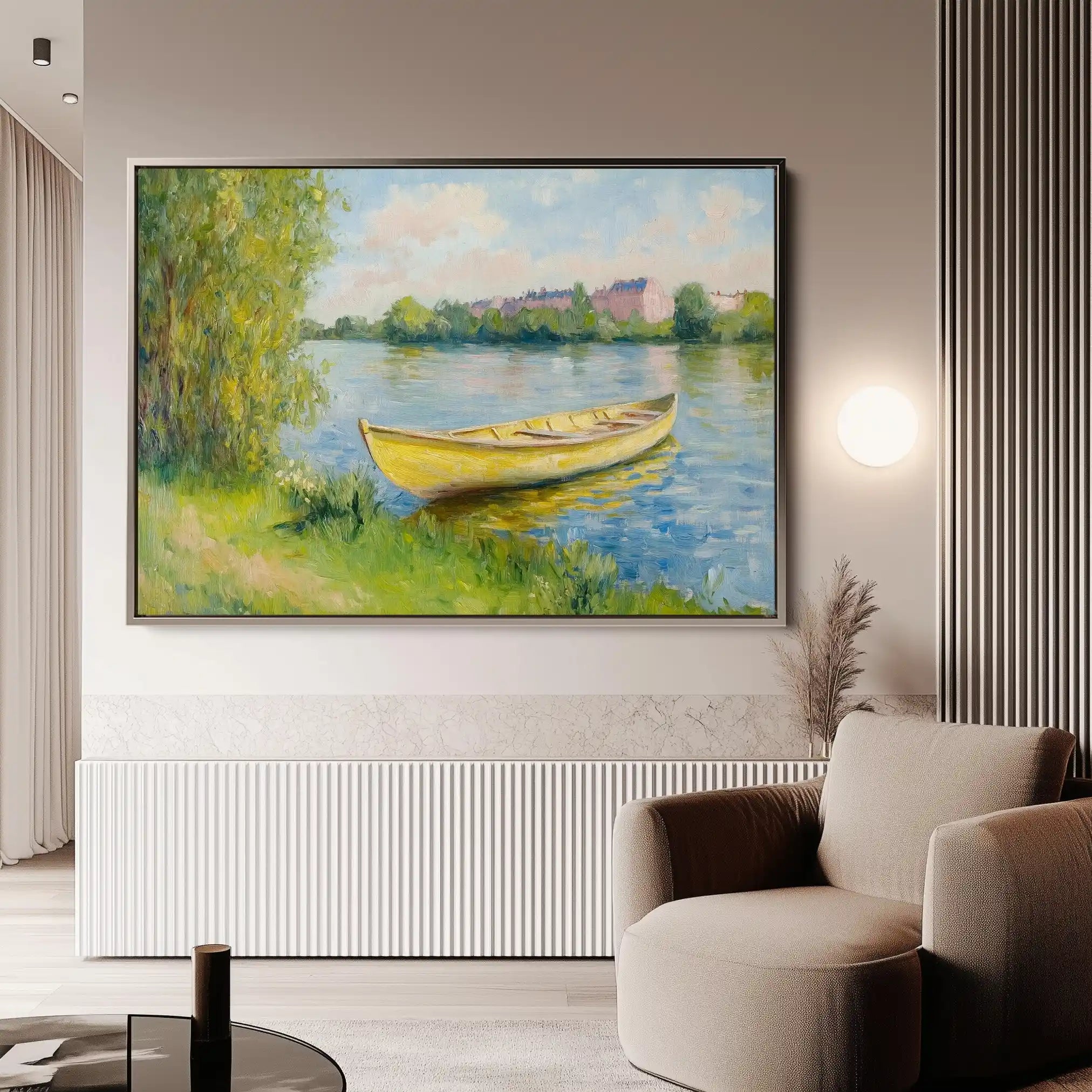 Landscape 304 Canvas Art 90 x 60 cm / Stretched on hidden frame