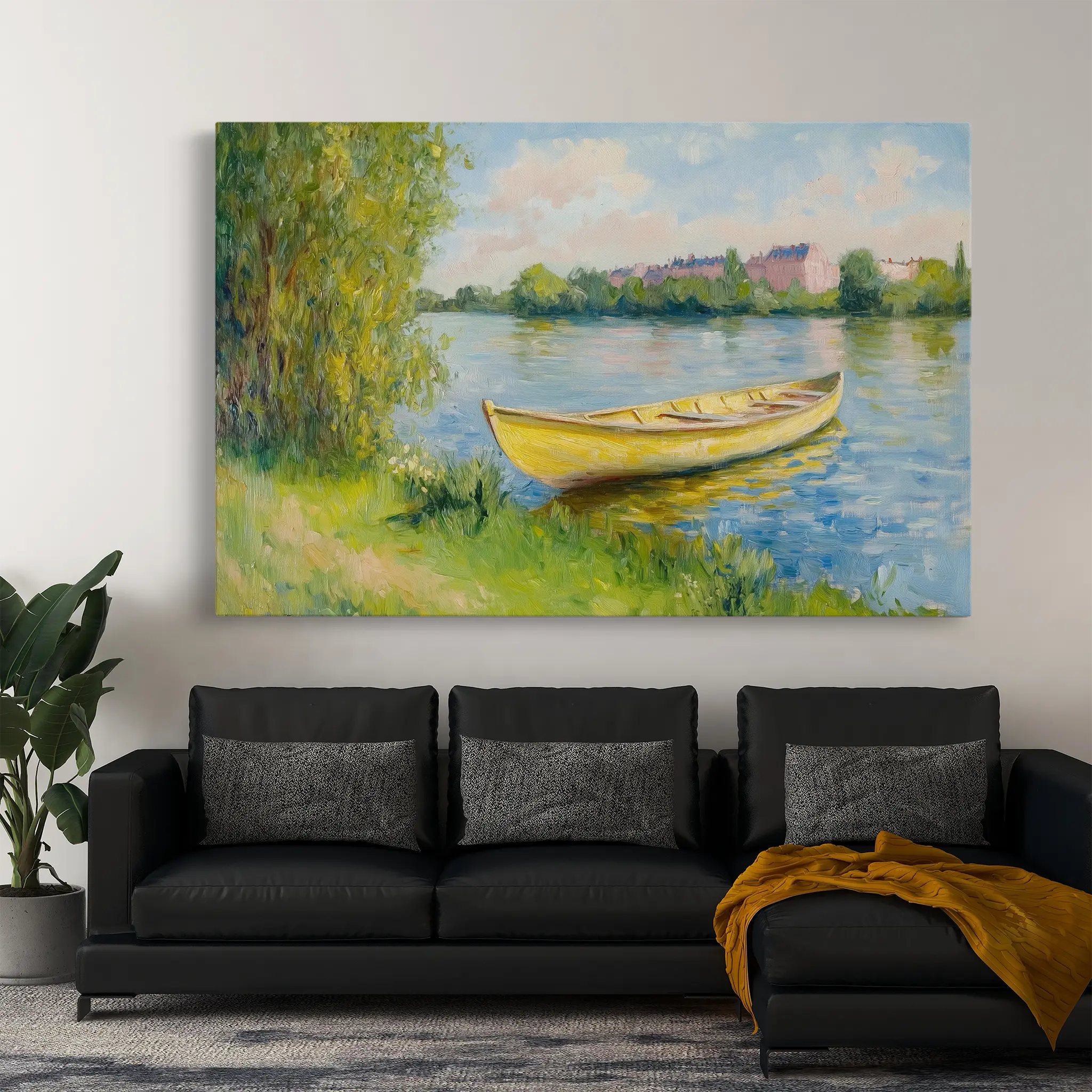 Landscape Canvas Wall Art WAD304-L 90 x 60 cm / Stretched on hidden frame