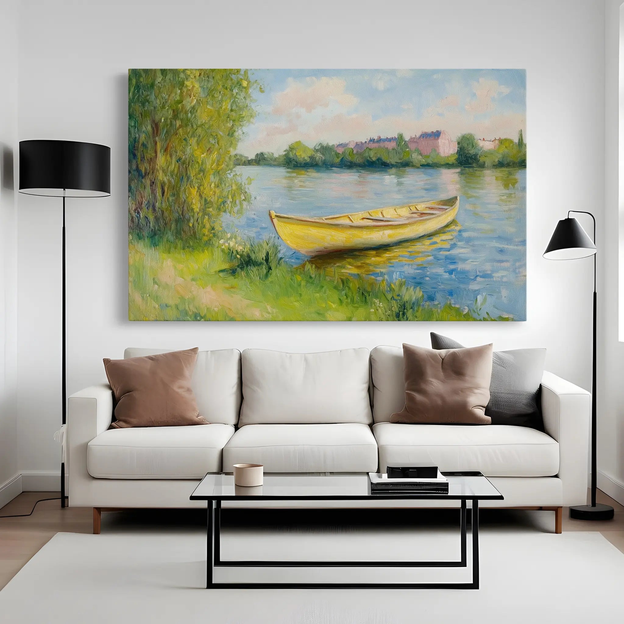 Landscape Canvas Wall Art WAD304-L 90 x 60 cm / Stretched on hidden frame