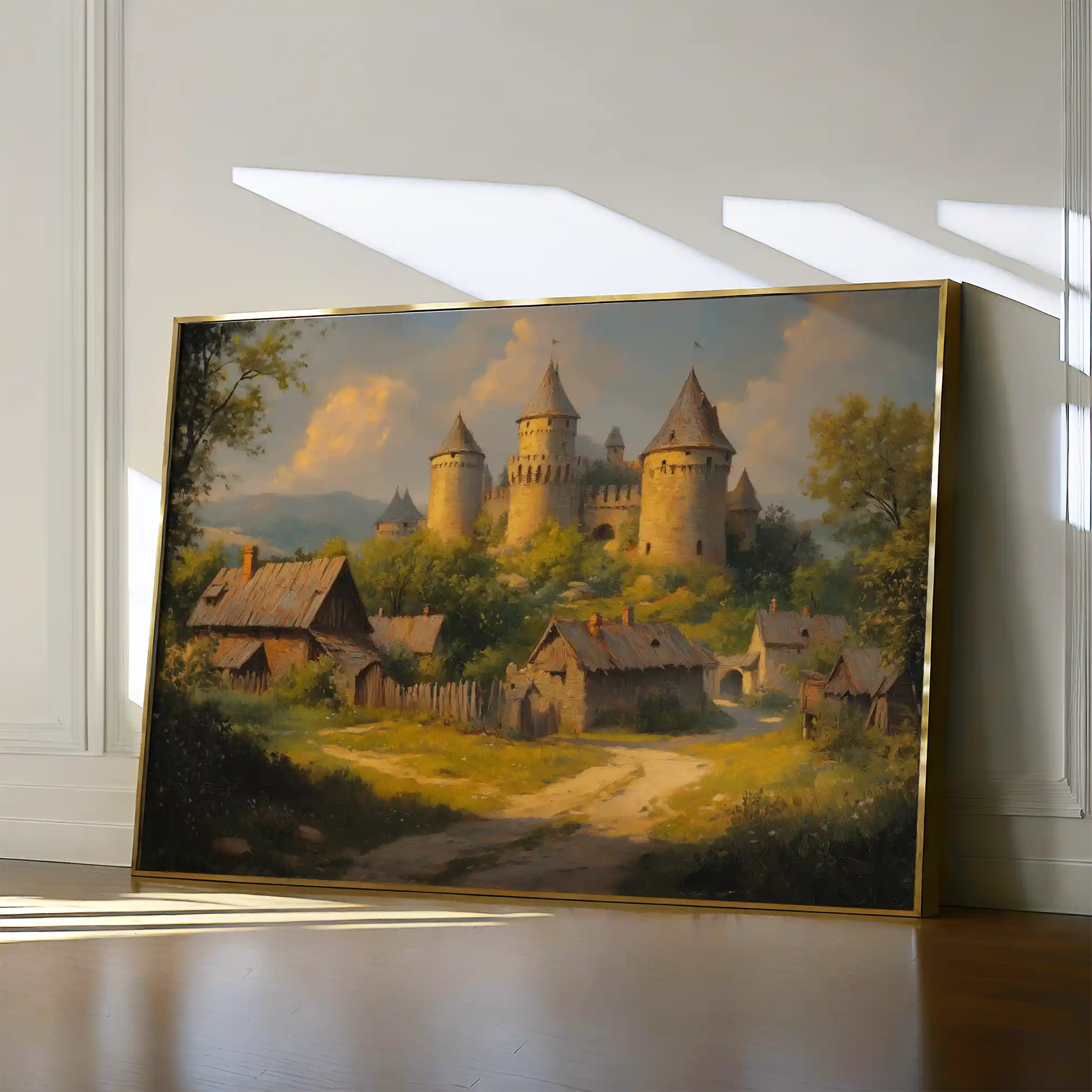 Landscape 305 Canvas Art 90 x 60 cm / Stretched on hidden frame