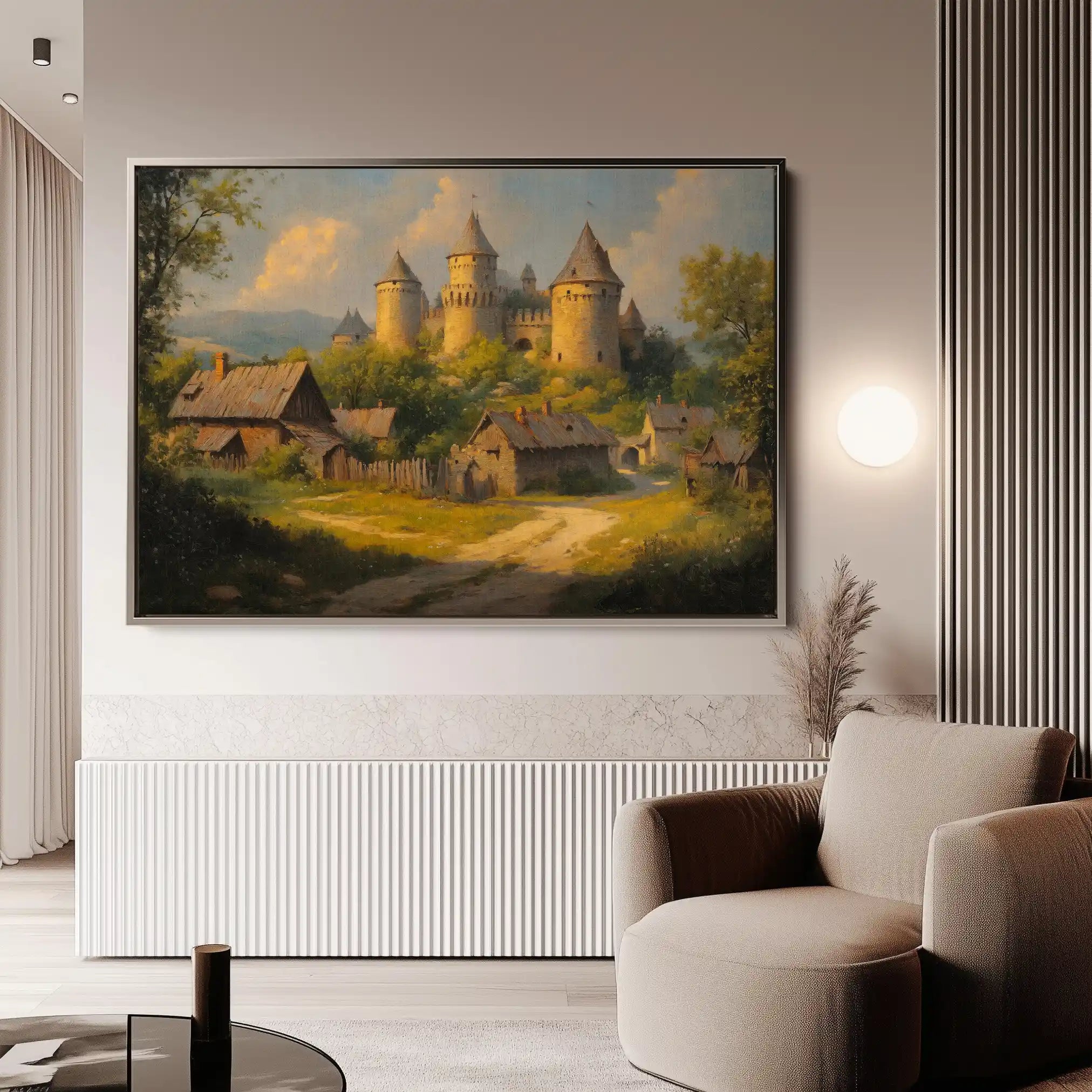 Landscape 305 Canvas Art 90 x 60 cm / Stretched on hidden frame