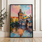 Landscape 306 Canvas Art 90 x 60 cm / Stretched on hidden frame