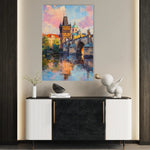 Landscape 306 Canvas Art 90 x 60 cm / Stretched on hidden frame