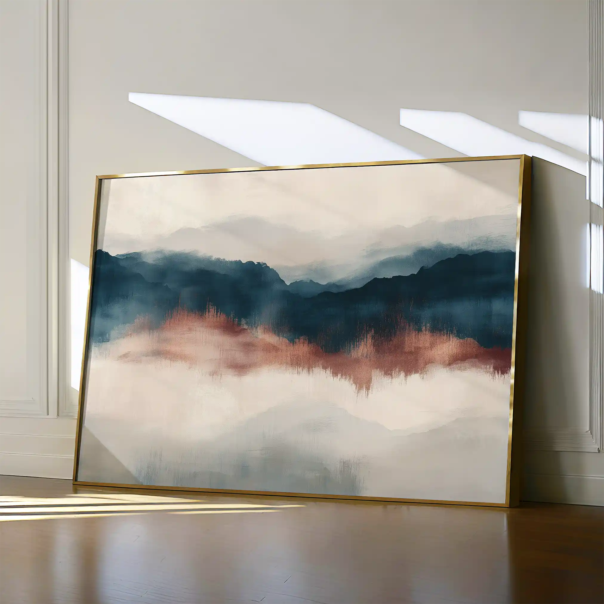 Abstract Canvas Wall Art WAD308-A 90 x 60 cm / Stretched on hidden frame