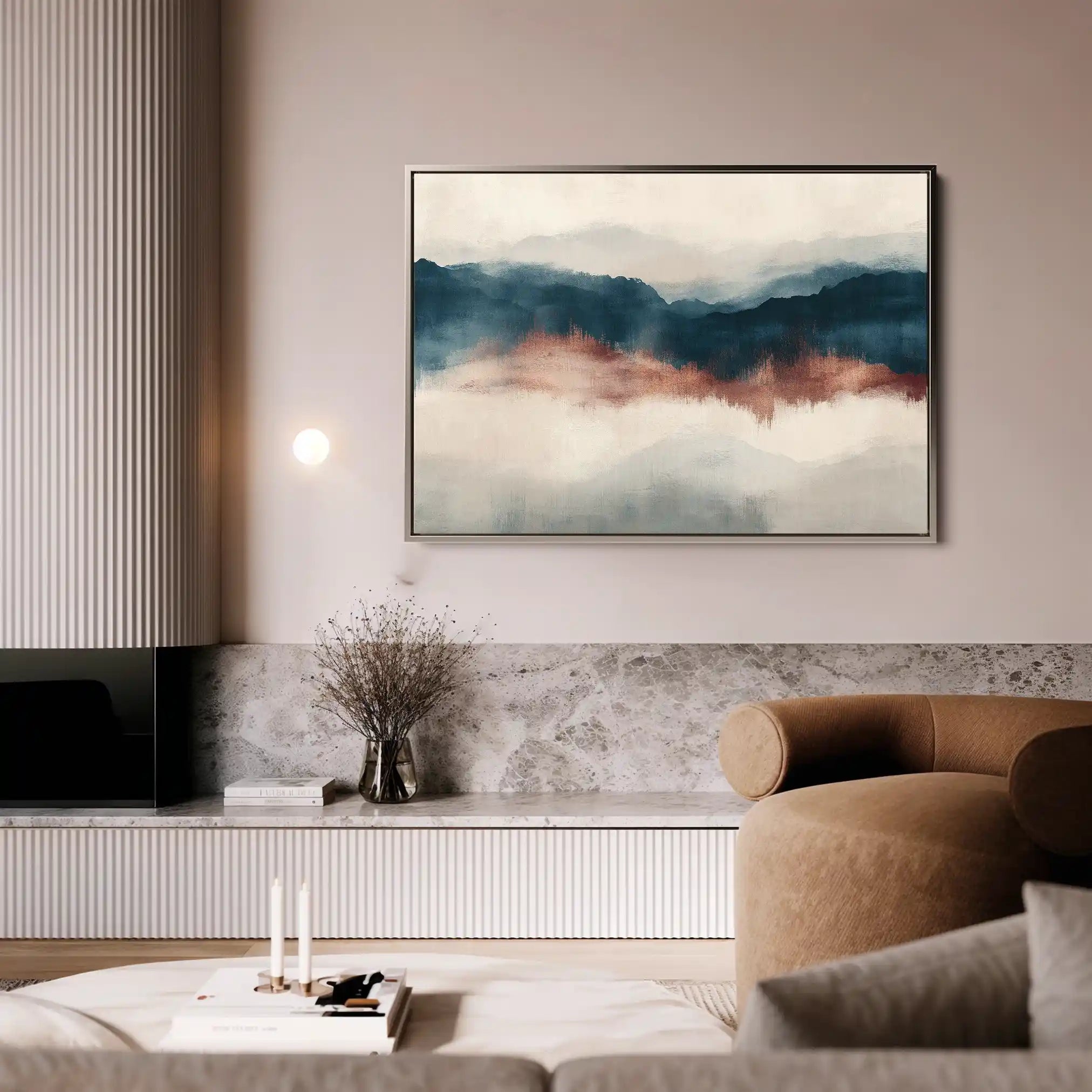 Abstract 308 Canvas Art 60 x 40 cm / Stretched on hidden frame