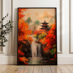 Landscape 308 Canvas Art 90 x 60 cm / Stretched on hidden frame