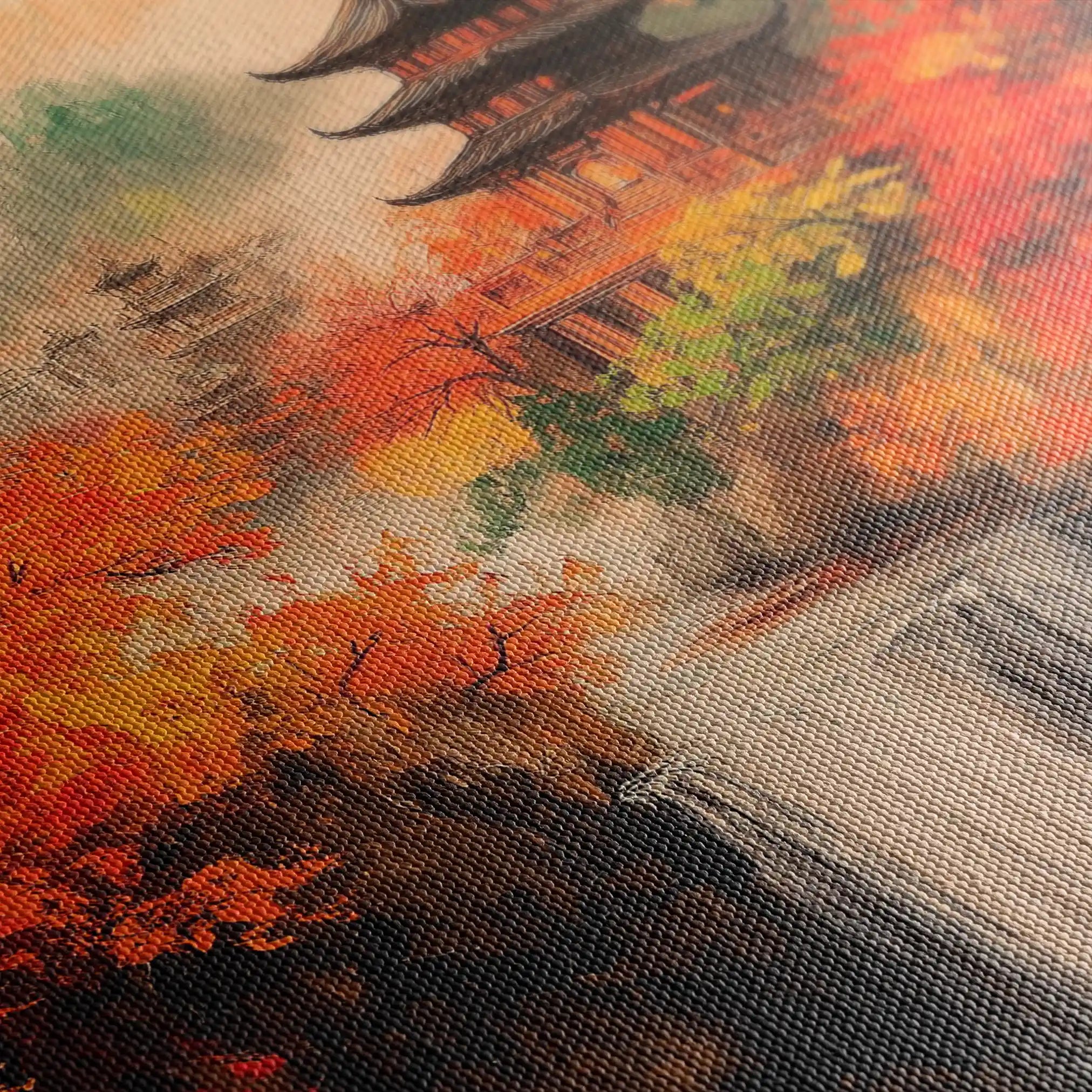 Landscape 308 Canvas Art 90 x 60 cm / Stretched on hidden frame
