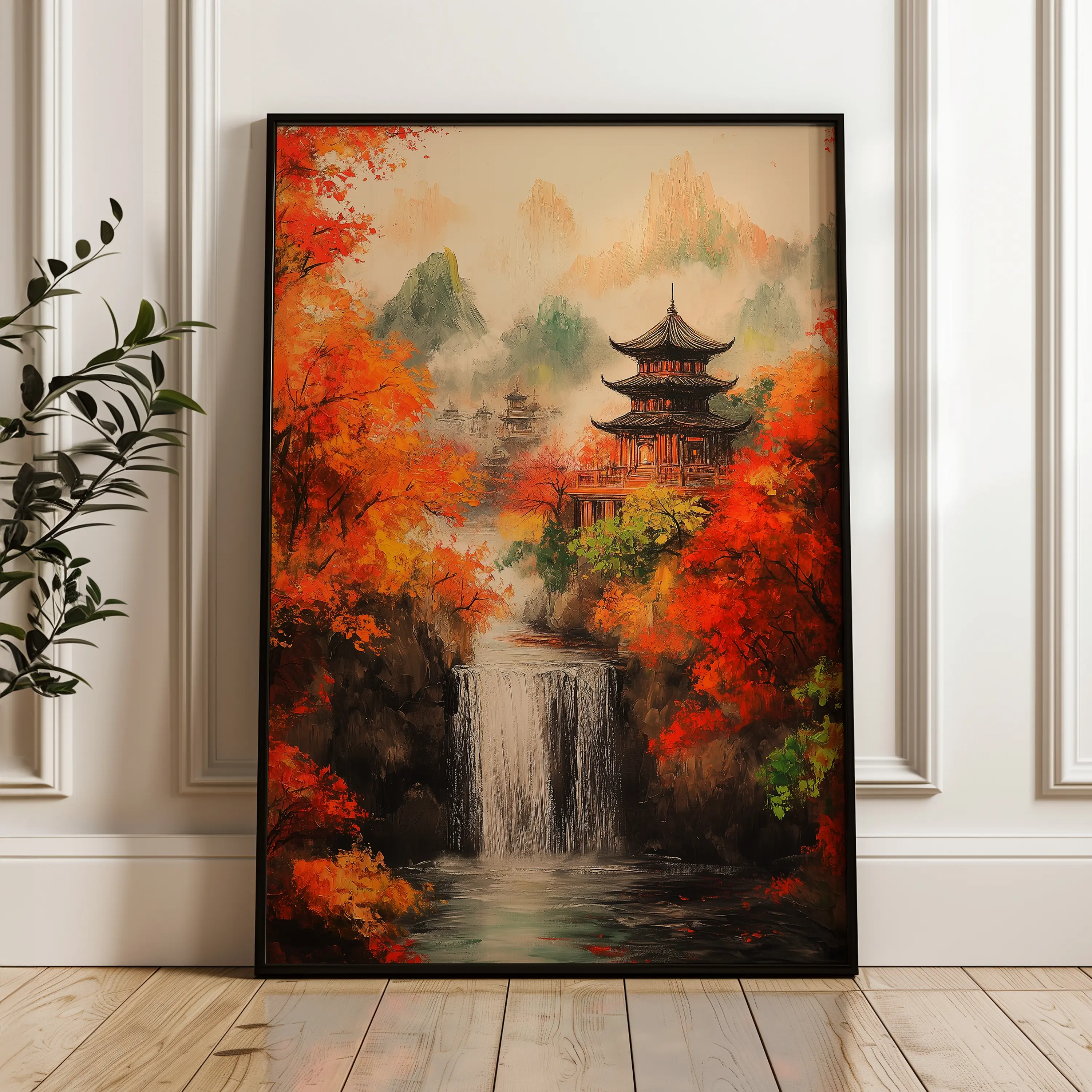 Landscape Canvas Wall Art WAD308-L 90 x 60 cm / Stretched on hidden frame