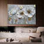 Floral Canvas Wall Art WAD309-F 90 x 60 cm / Stretched on hidden frame