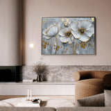 Floral Canvas Wall Art WAD309-F 90 x 60 cm / Stretched on hidden frame
