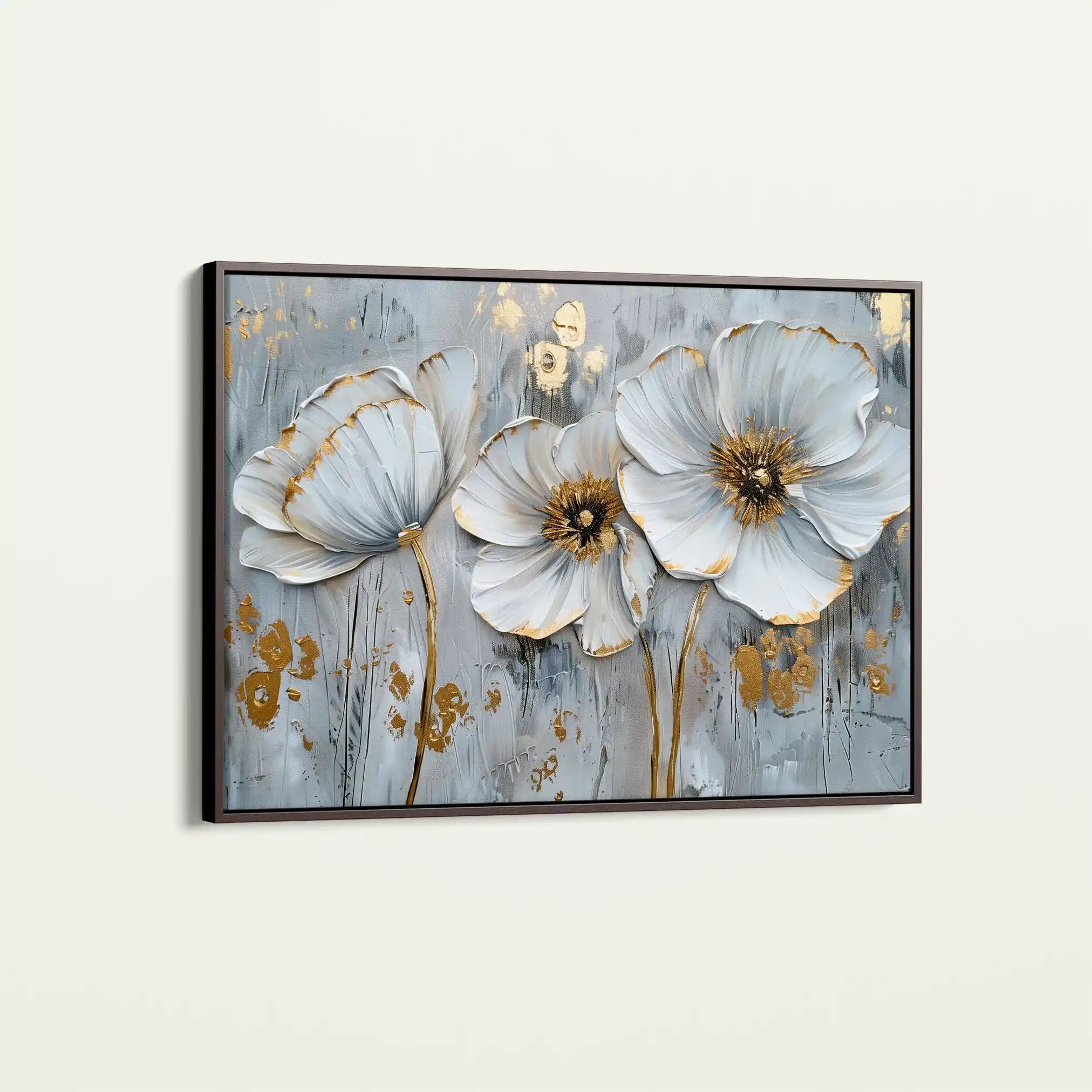 Floral Canvas Wall Art WAD309-F 90 x 60 cm / Stretched on hidden frame