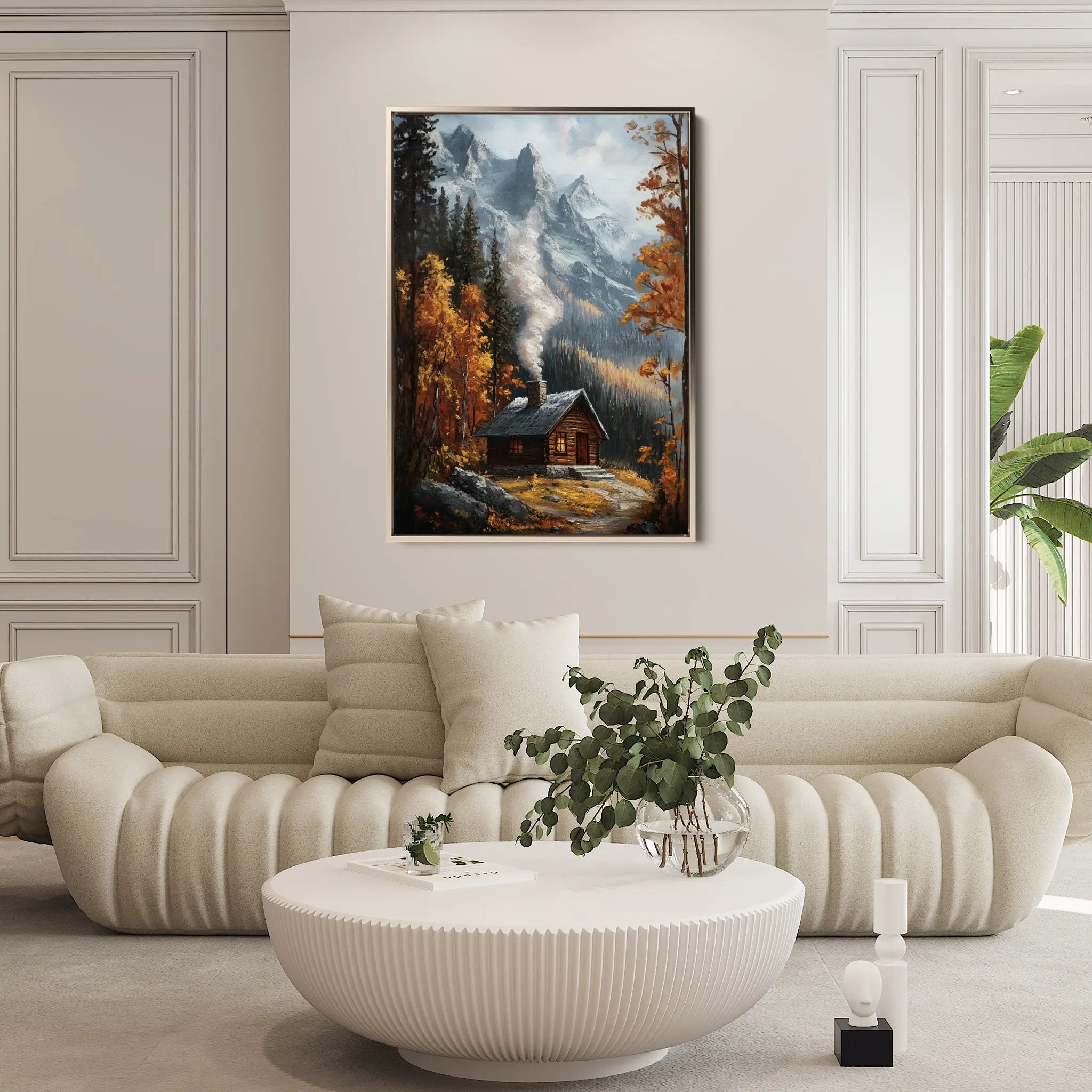 Landscape Canvas Wall Art WAD309-L 90 x 60 cm / Stretched on hidden frame