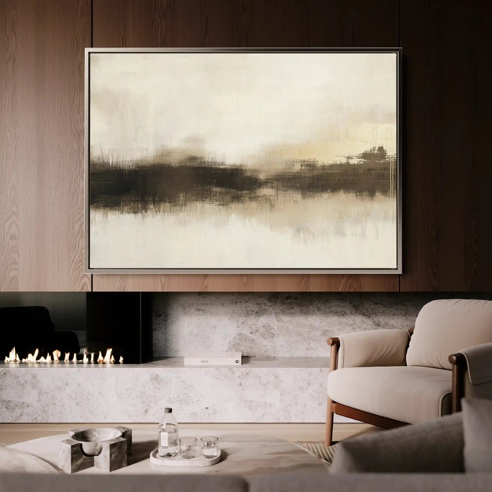 Abstract 310 Canvas Art 60 x 40 cm / Stretched on hidden frame