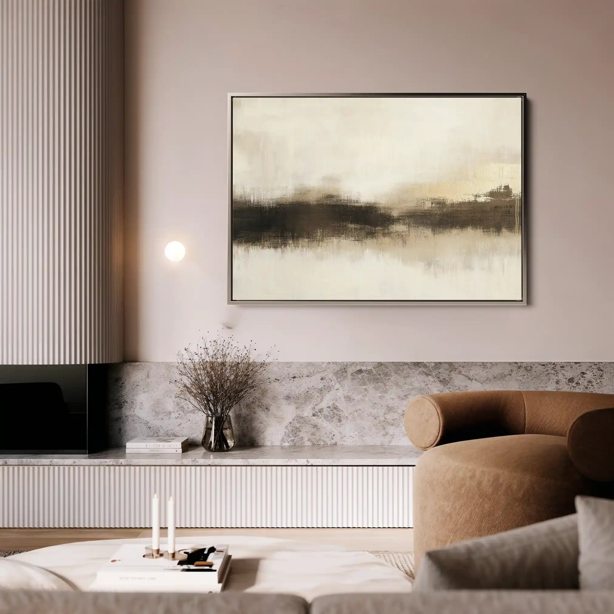 Abstract 310 Canvas Art 60 x 40 cm / Stretched on hidden frame