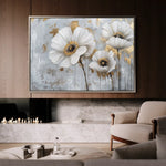 Floral Canvas Wall Art WAD310-F 90 x 60 cm / Stretched on hidden frame