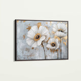 Floral Canvas Wall Art WAD310-F 90 x 60 cm / Stretched on hidden frame