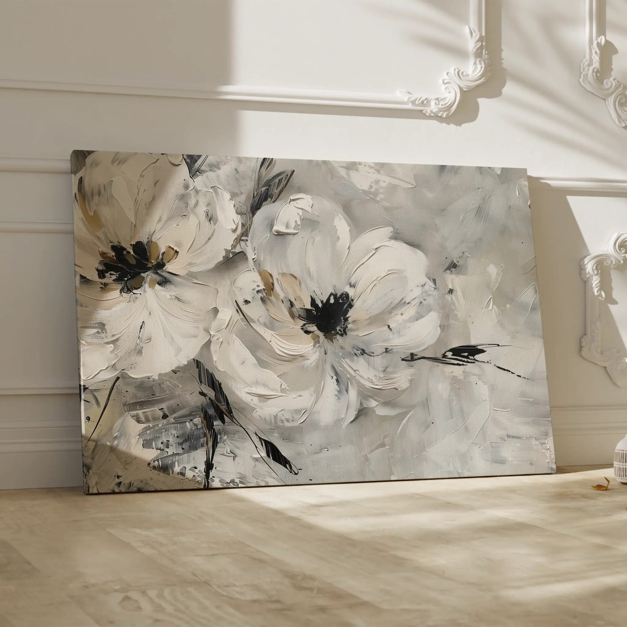 Floral Canvas Wall Art WAD311-F 90 x 60 cm / Stretched on hidden frame