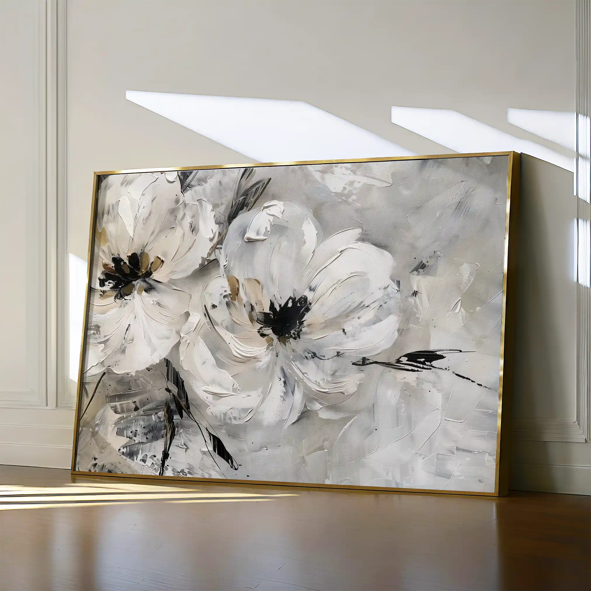 Floral Canvas Wall Art WAD311-F 90 x 60 cm / Stretched on hidden frame