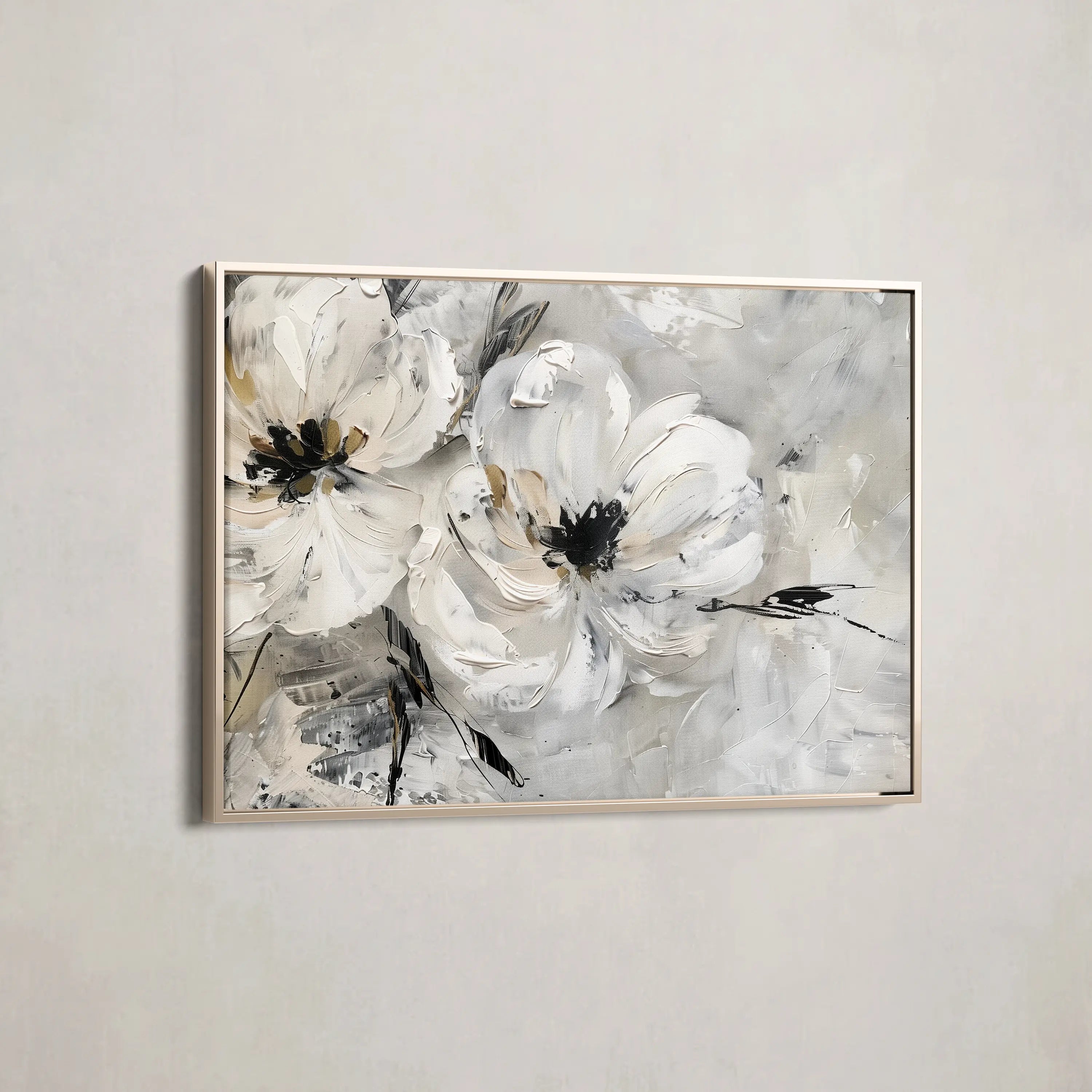 Floral Canvas Wall Art WAD311-F 90 x 60 cm / Stretched on hidden frame