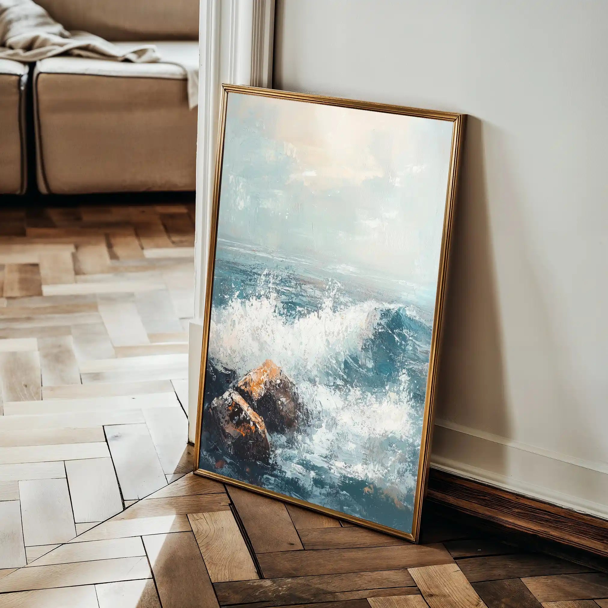 Landscape 311 Canvas Art 90 x 60 cm / Stretched on hidden frame