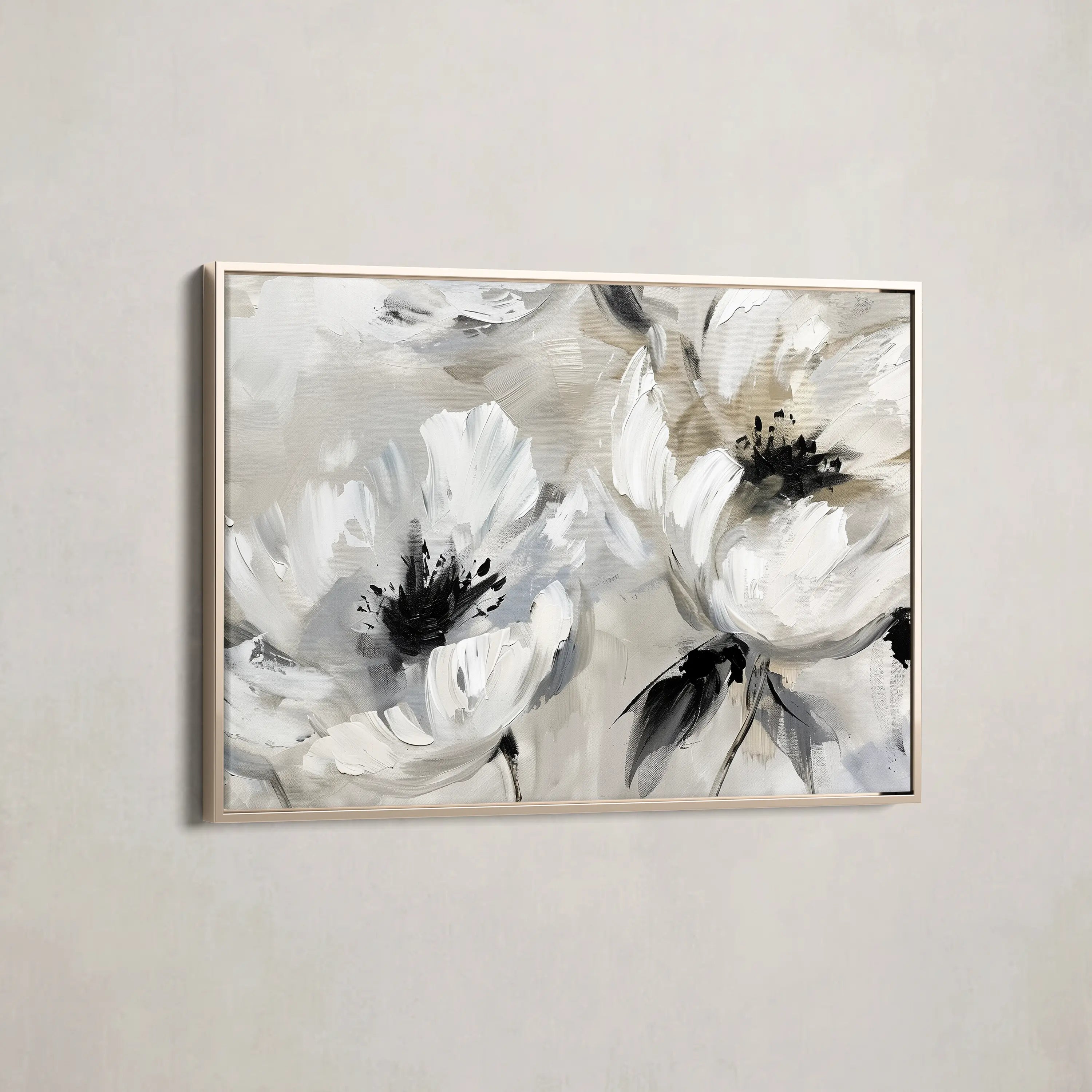 Floral Canvas Wall Art WAD312-F 90 x 60 cm / Stretched on hidden frame