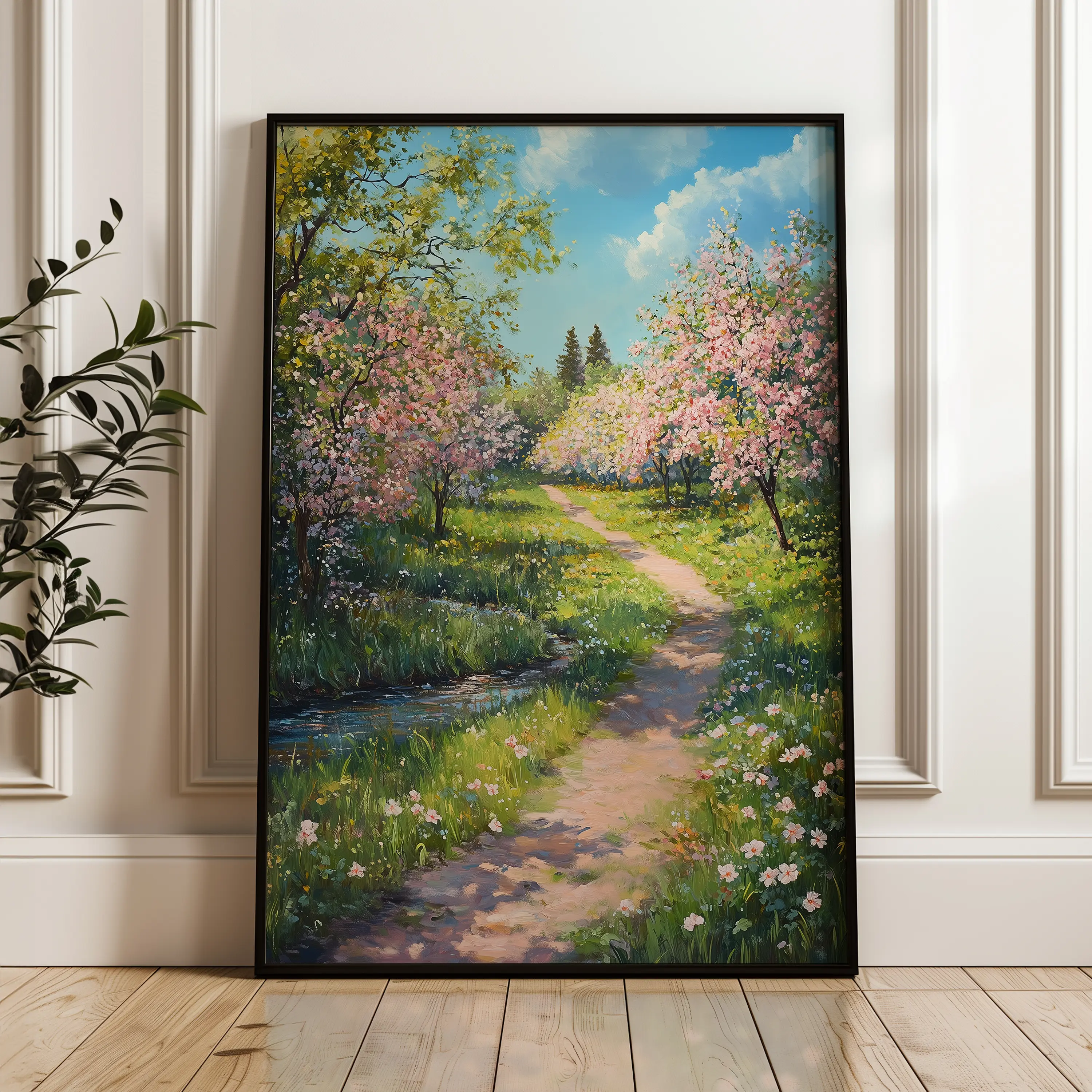 Landscape Canvas Wall Art WAD312-L 90 x 60 cm / Stretched on hidden frame