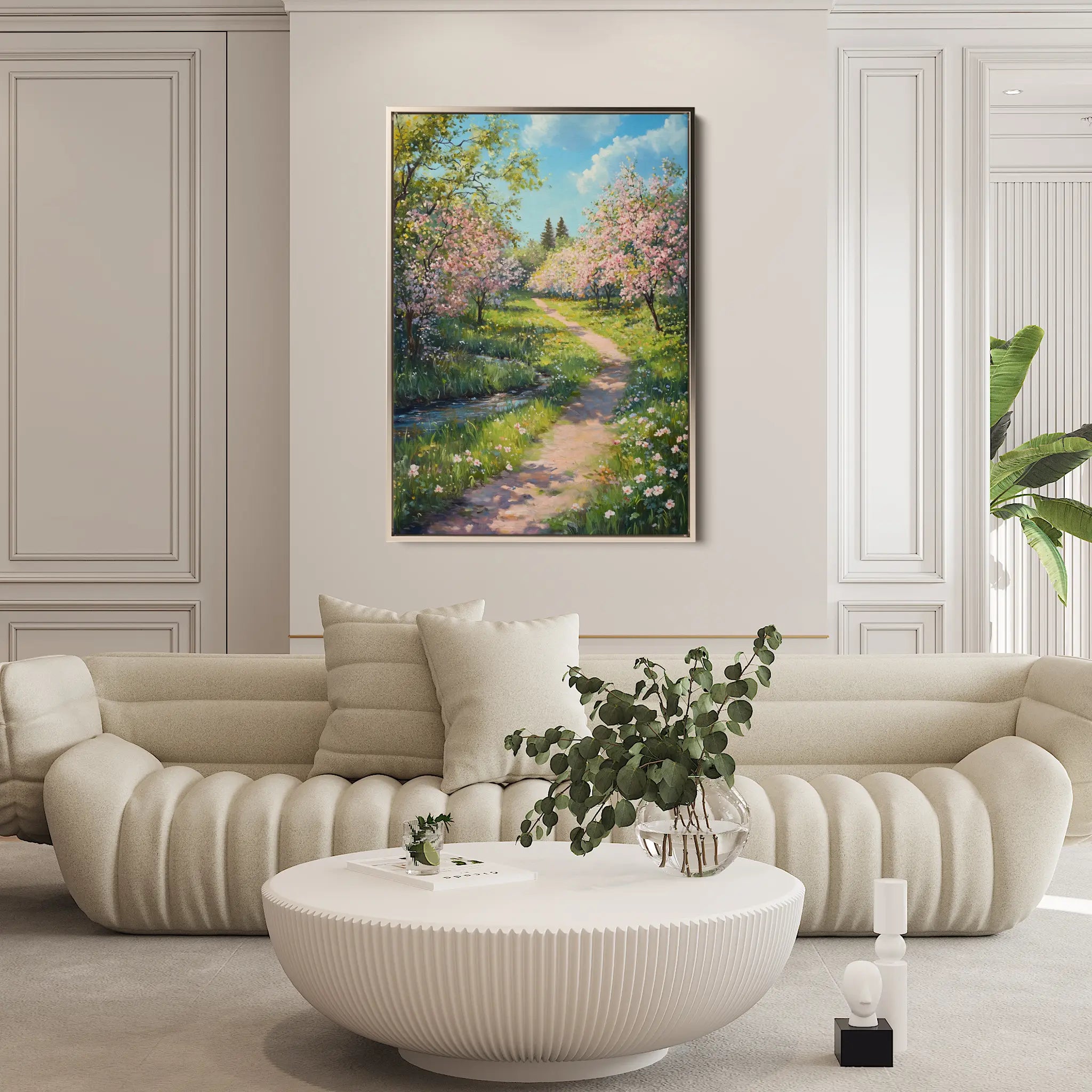 Landscape Canvas Wall Art WAD312-L 90 x 60 cm / Stretched on hidden frame