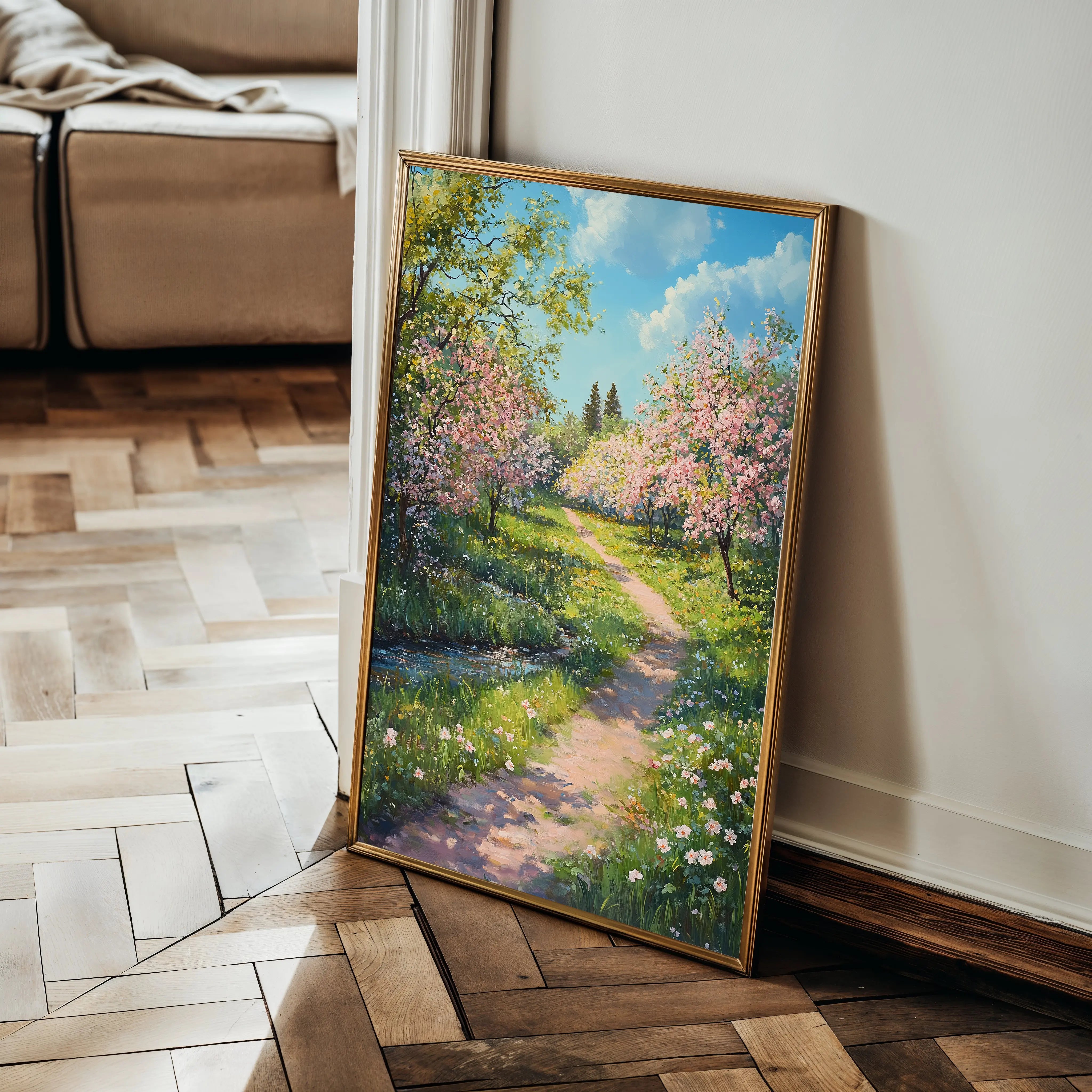 Landscape Canvas Wall Art WAD312-L 90 x 60 cm / Stretched on hidden frame