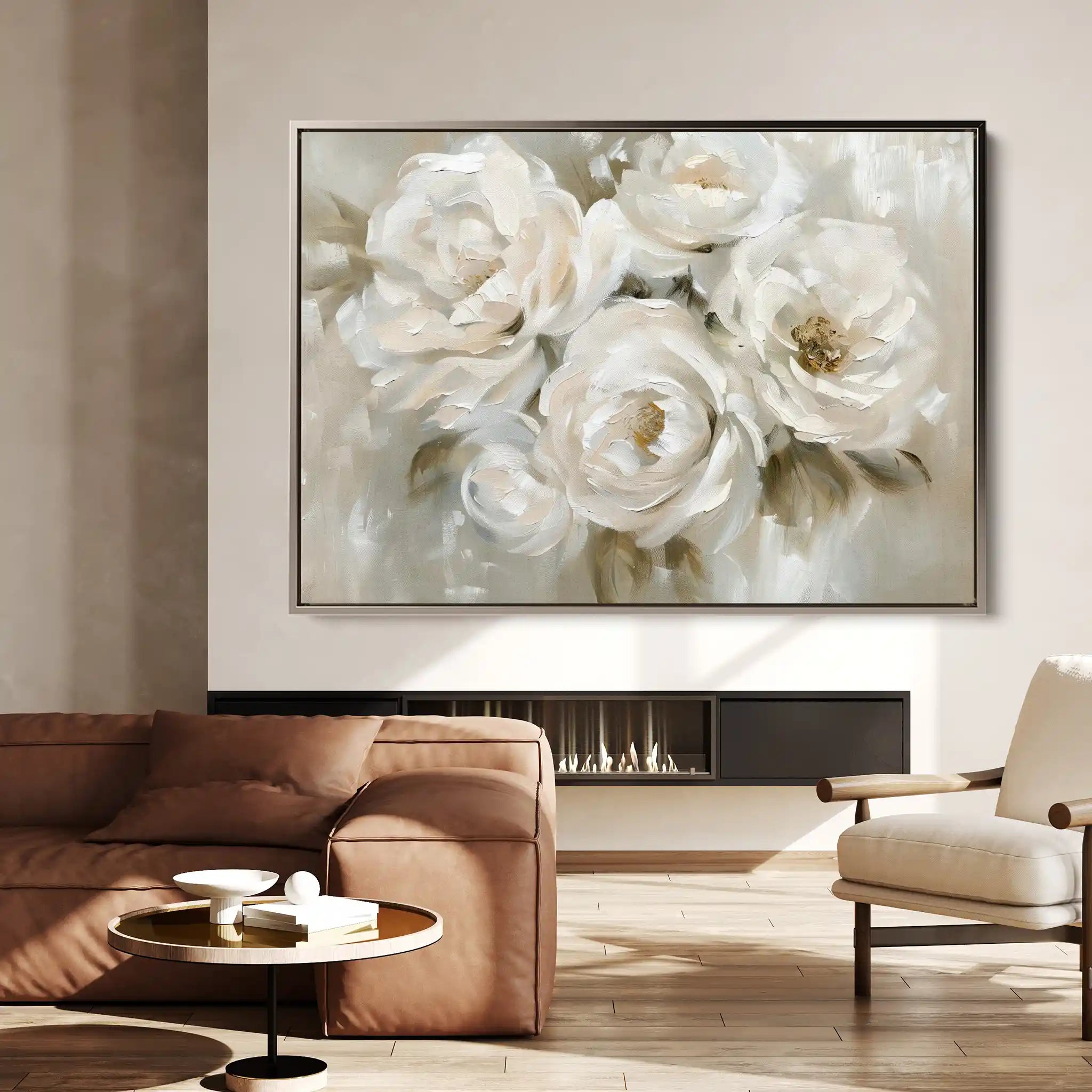 Floral Canvas Wall Art WAD314-F 90 x 60 cm / Stretched on hidden frame