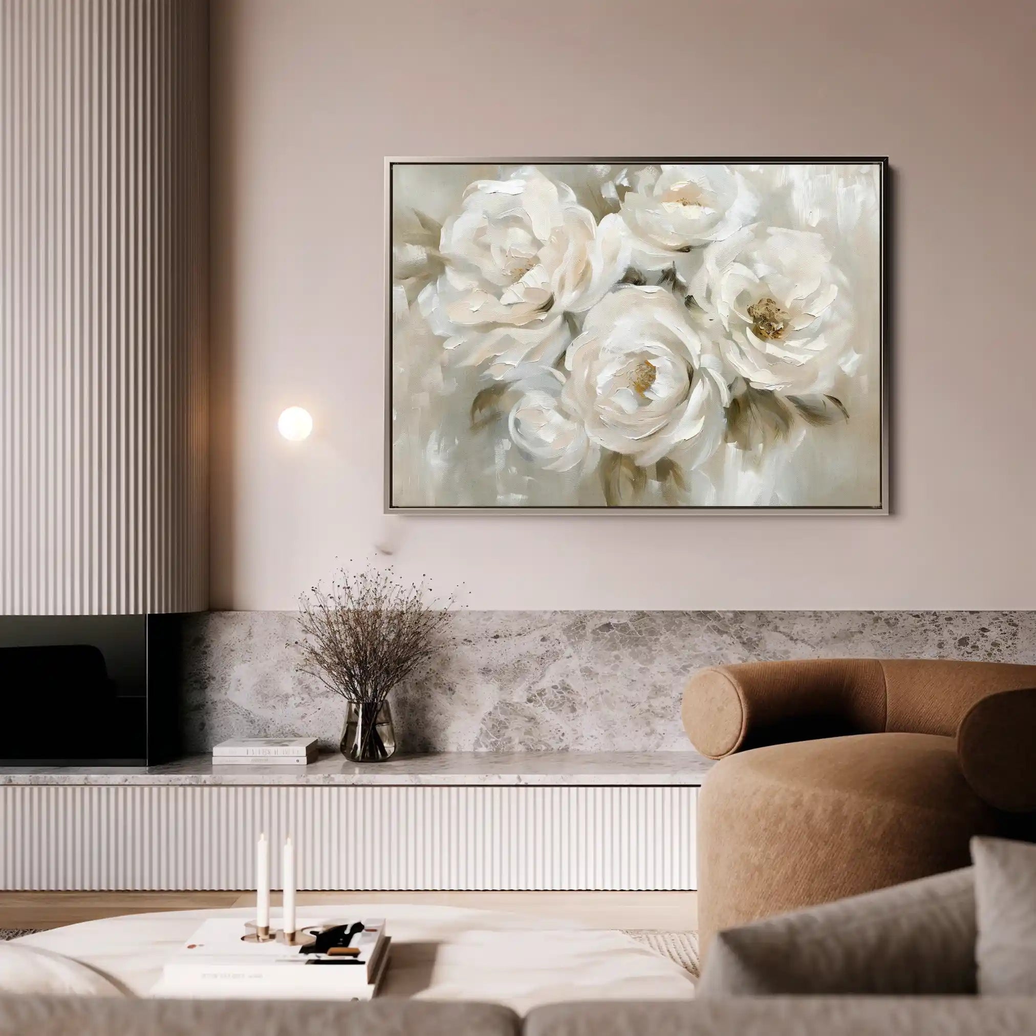 Floral Canvas Wall Art WAD314-F 90 x 60 cm / Stretched on hidden frame