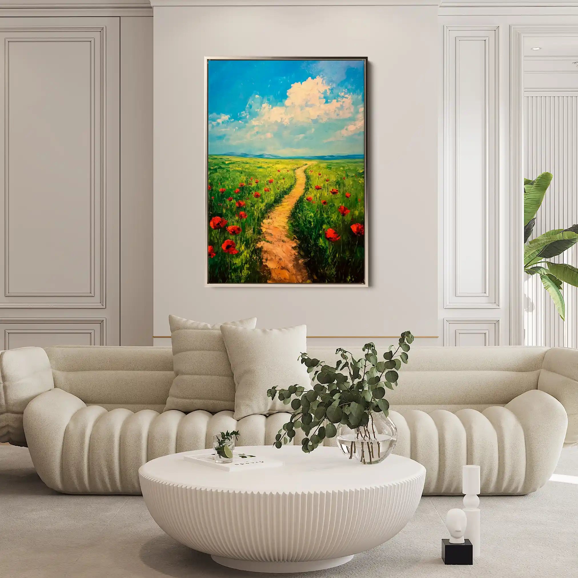 Landscape 315 Canvas Art 90 x 60 cm / Stretched on hidden frame