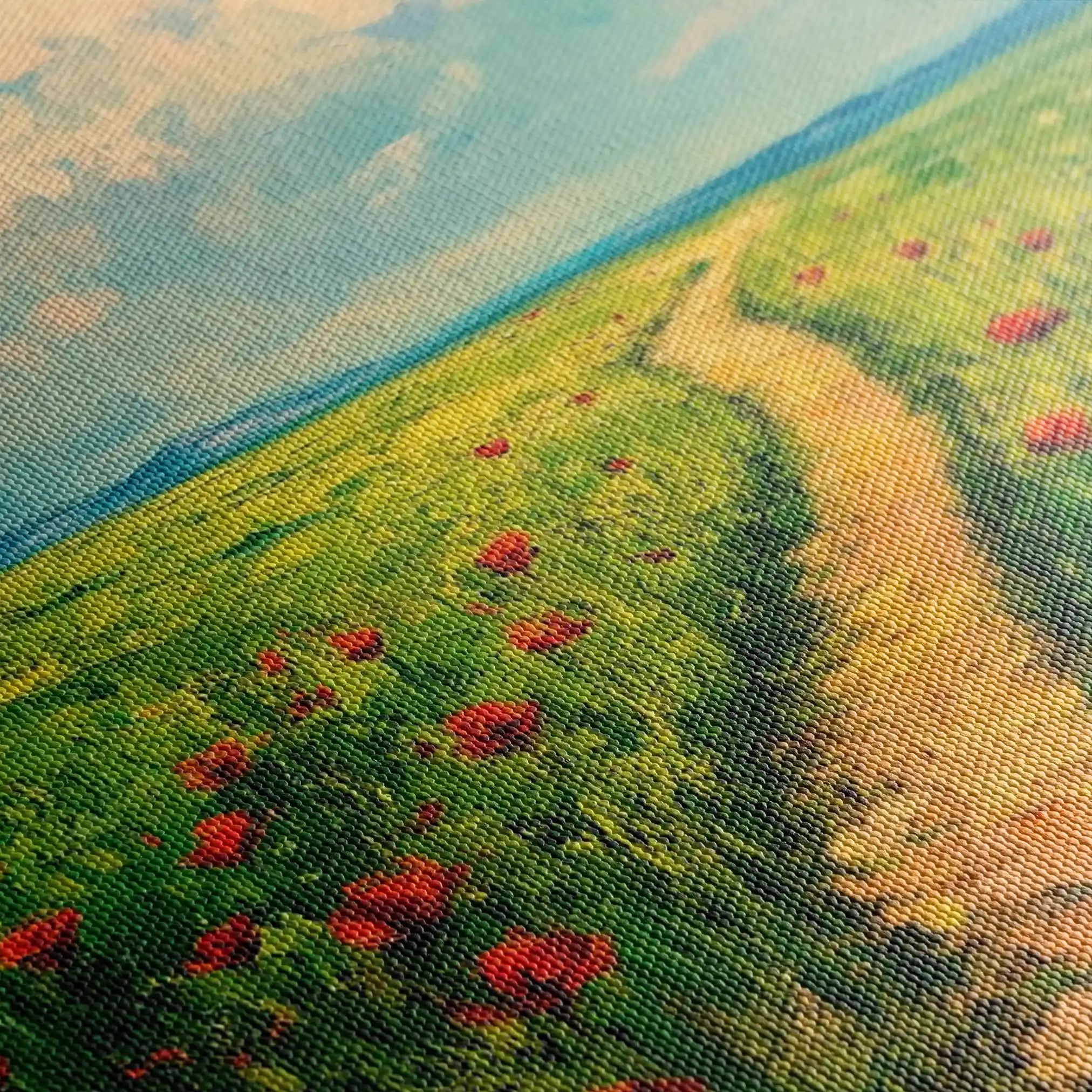 Landscape 315 Canvas Art 90 x 60 cm / Stretched on hidden frame