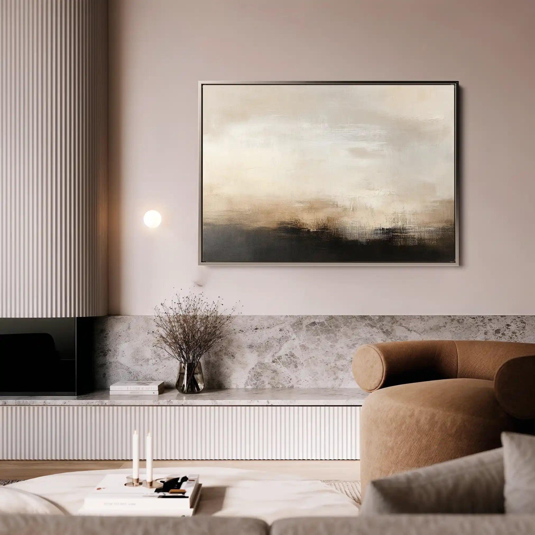 Abstract 316 Canvas Art 60 x 40 cm / Stretched on hidden frame