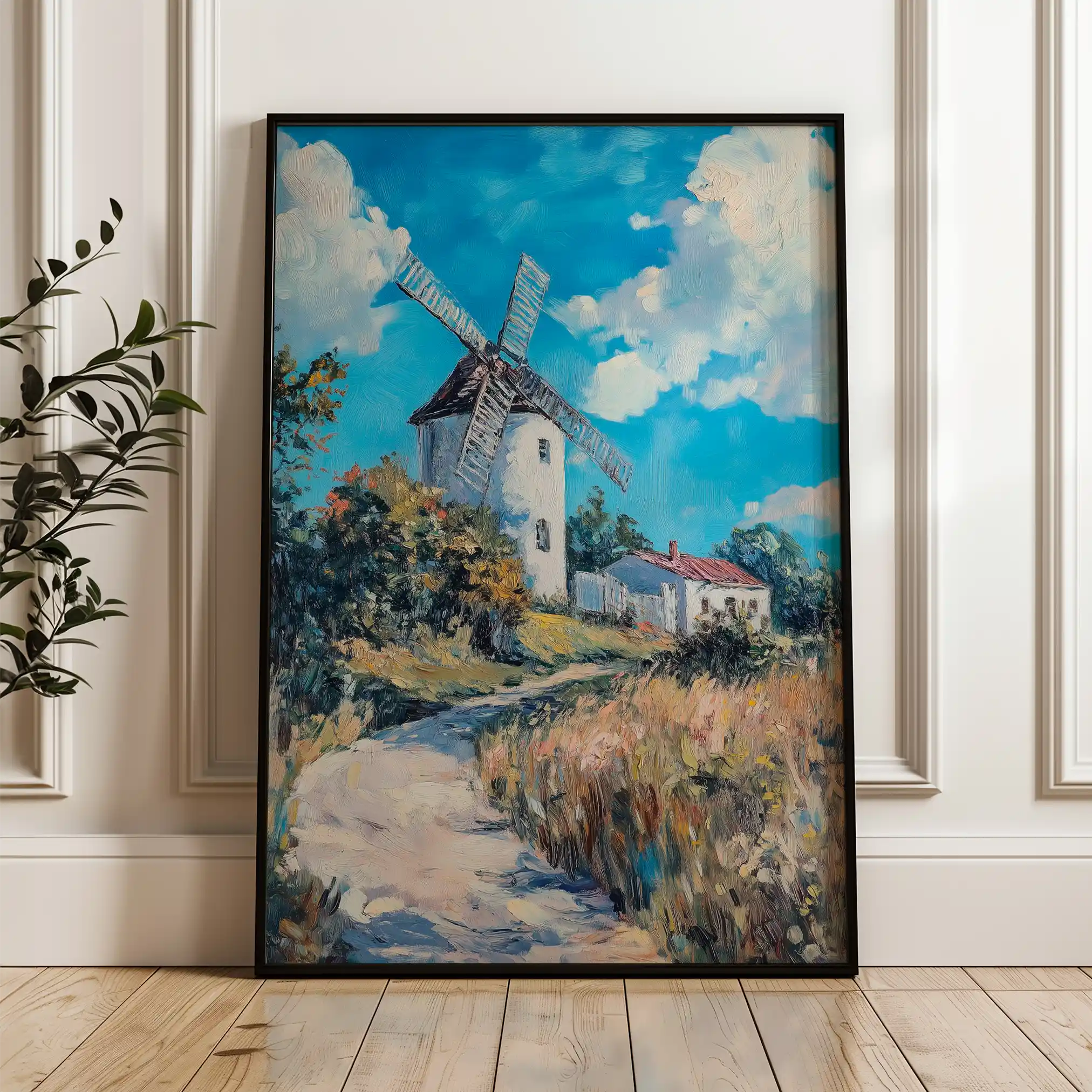 Landscape 316 Canvas Art 90 x 60 cm / Stretched on hidden frame