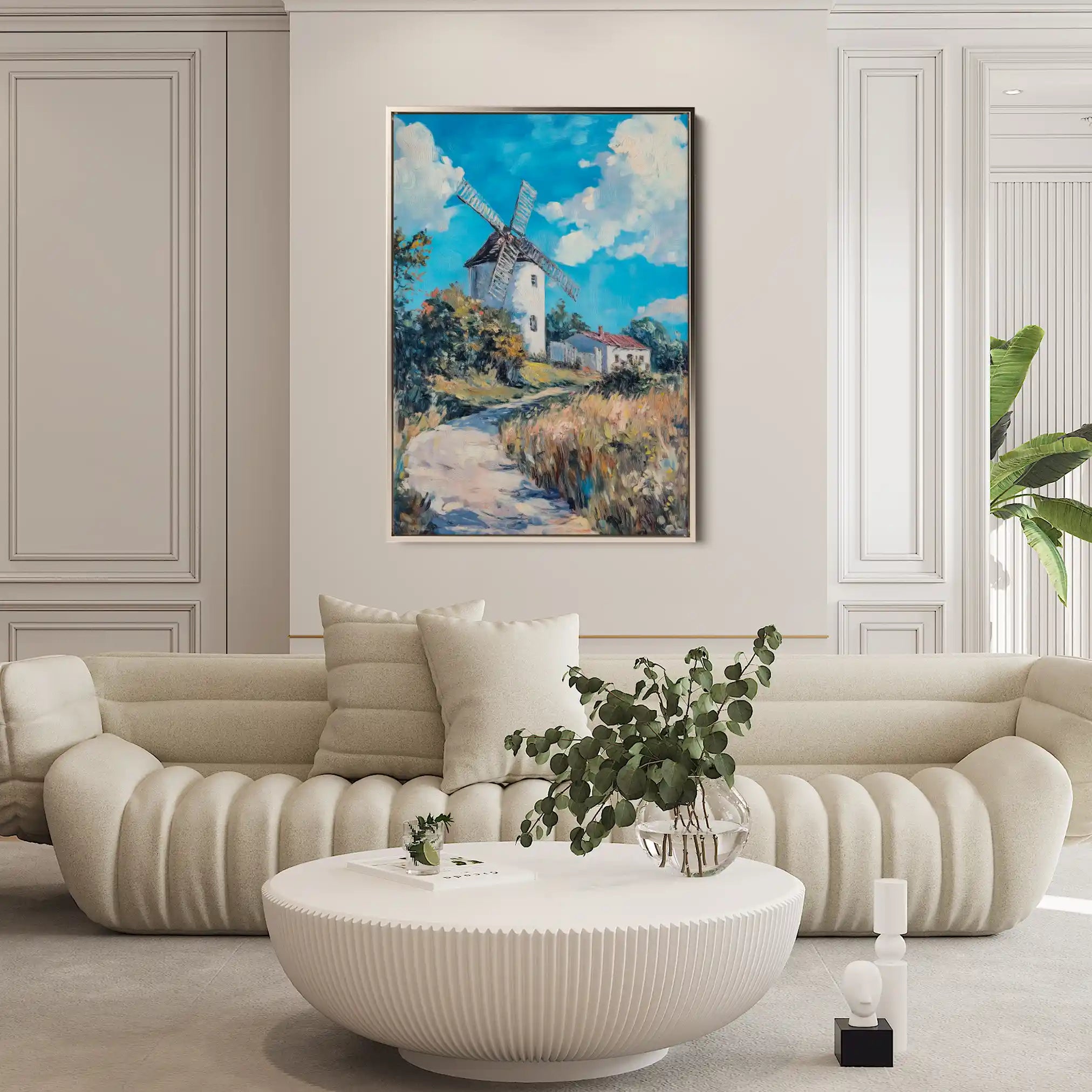 Landscape 316 Canvas Art 90 x 60 cm / Stretched on hidden frame