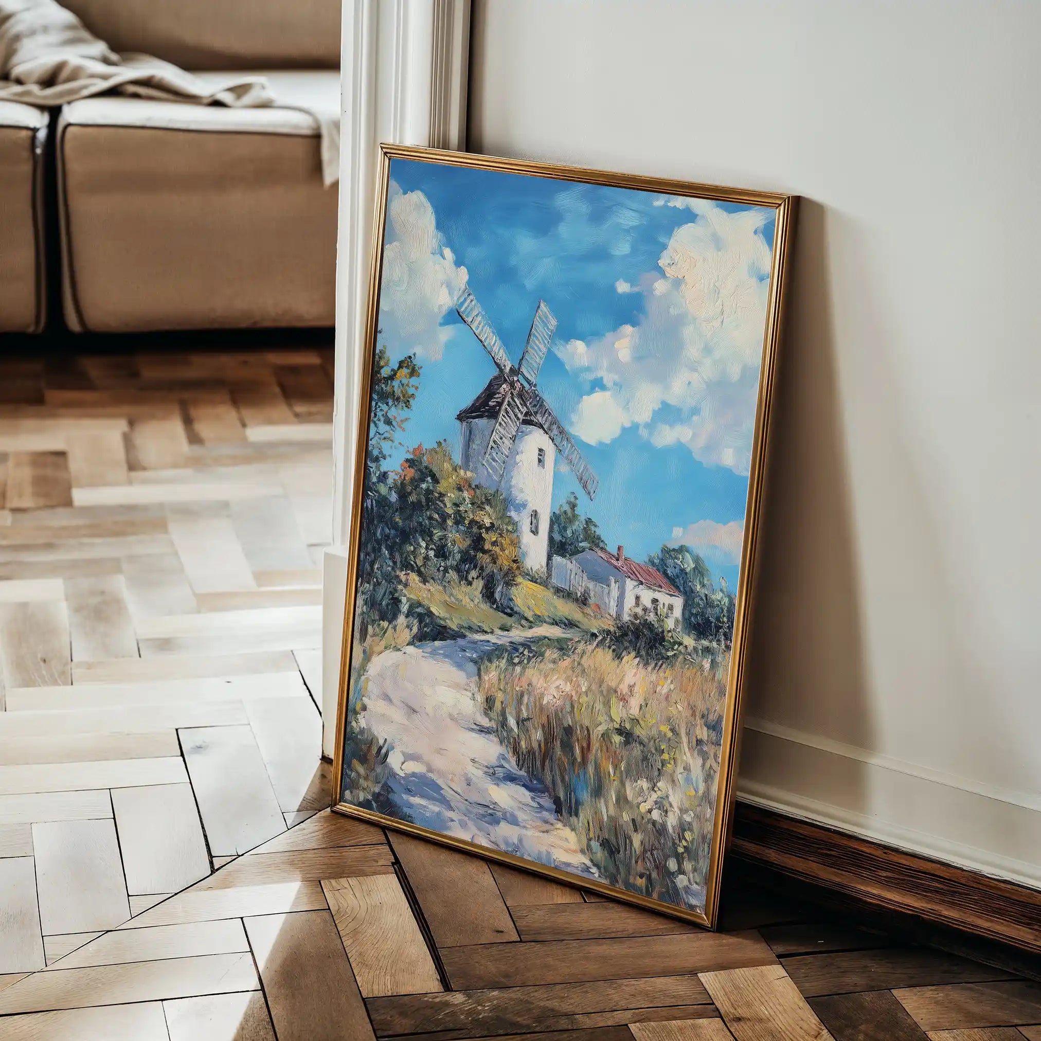 Landscape 316 Canvas Art 90 x 60 cm / Stretched on hidden frame