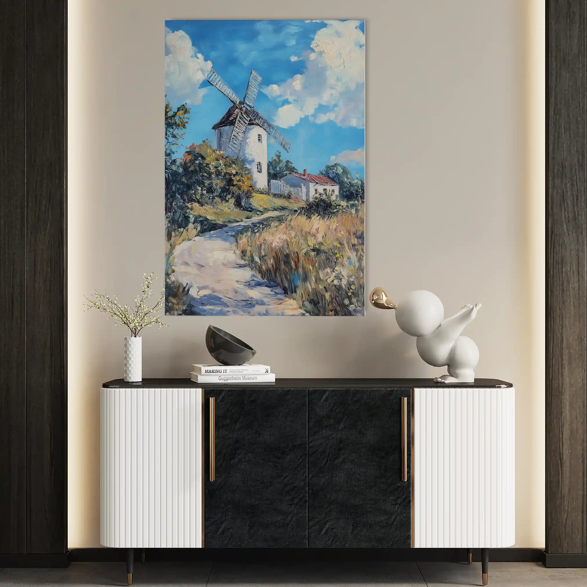 Landscape 316 Canvas Art 90 x 60 cm / Stretched on hidden frame