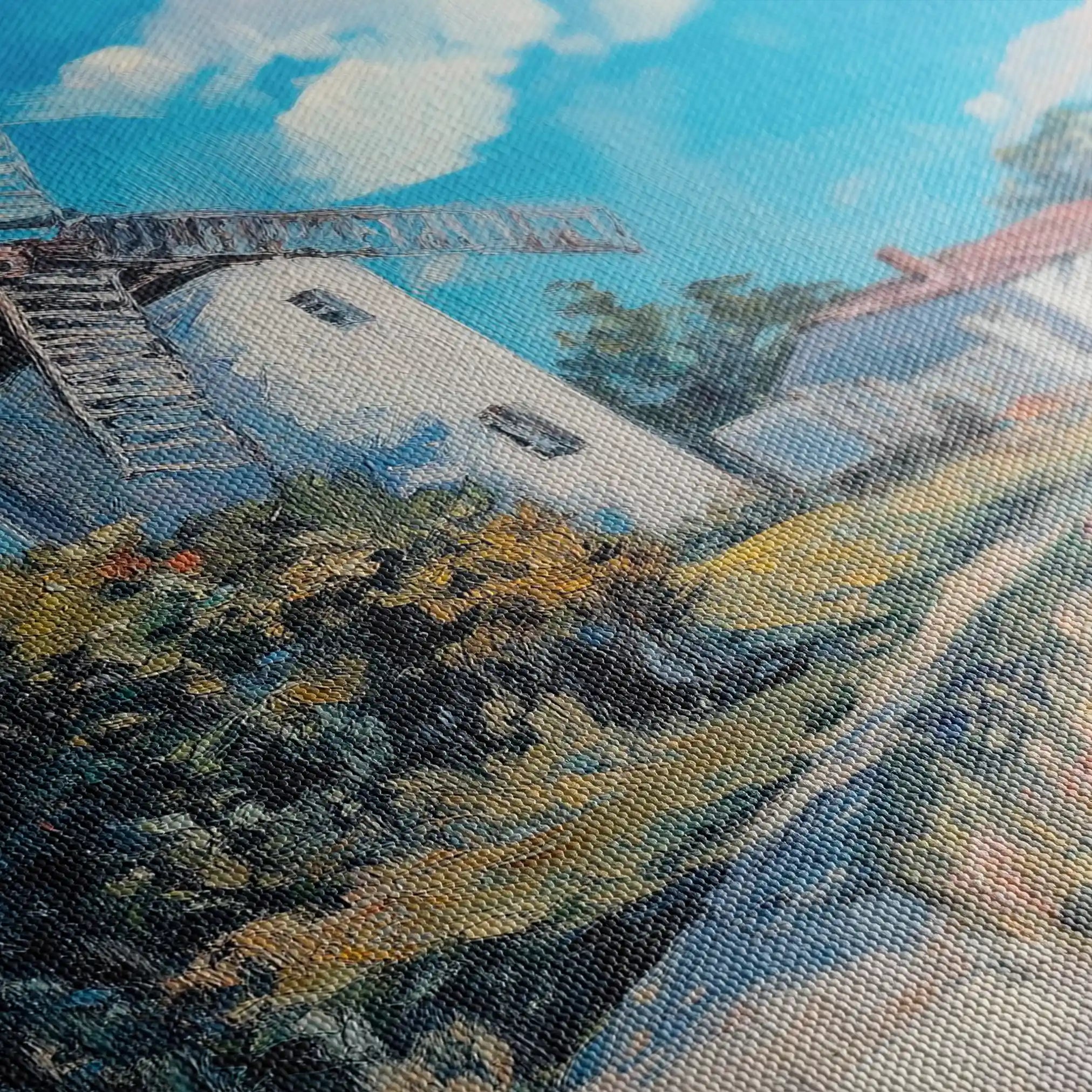 Landscape 316 Canvas Art 90 x 60 cm / Stretched on hidden frame