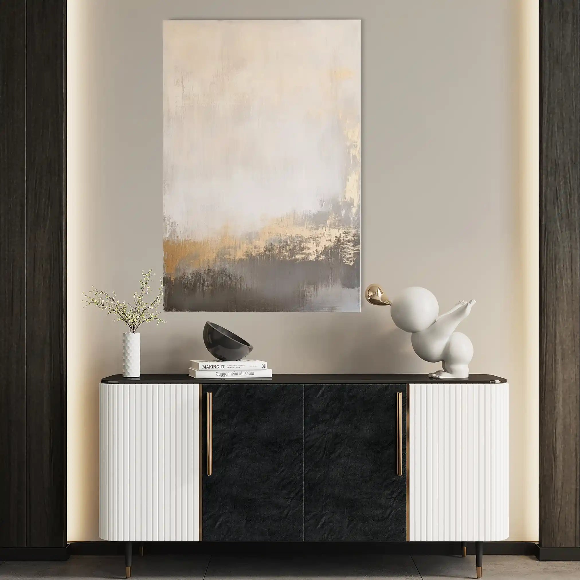 Abstract 317 Canvas Art 60 x 40 cm / Stretched on hidden frame