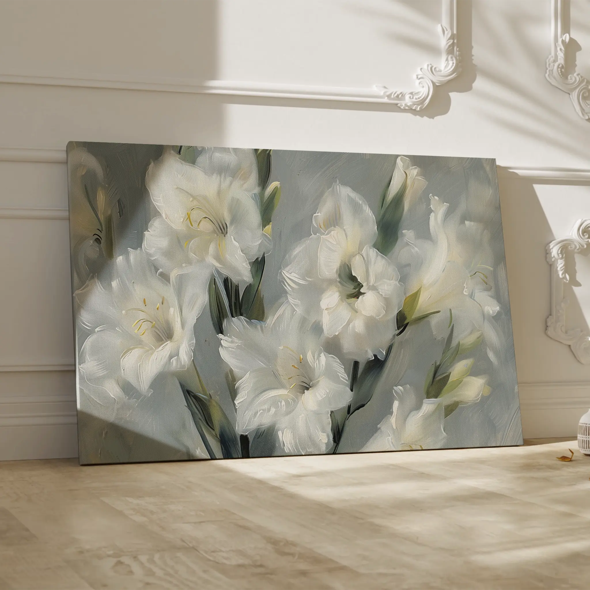 Floral Canvas Wall Art WAD317-F 90 x 60 cm / Stretched on hidden frame