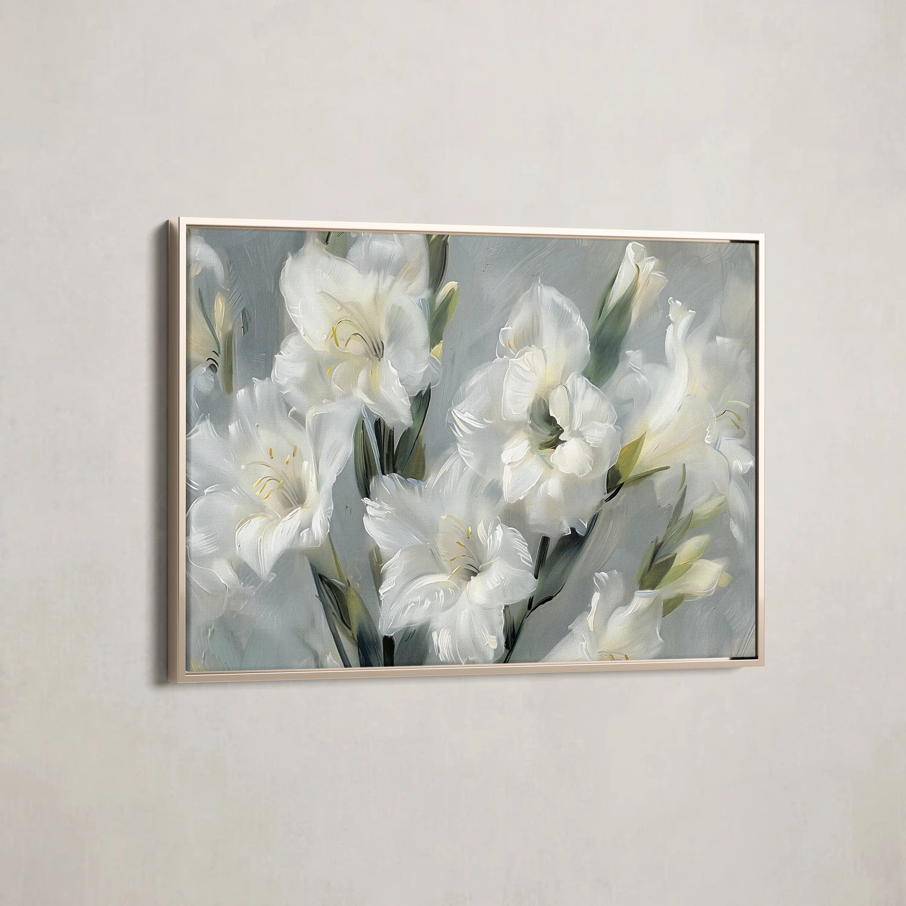 Floral Canvas Wall Art WAD317-F 90 x 60 cm / Stretched on hidden frame