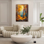 Landscape 317 Canvas Art 90 x 60 cm / Stretched on hidden frame