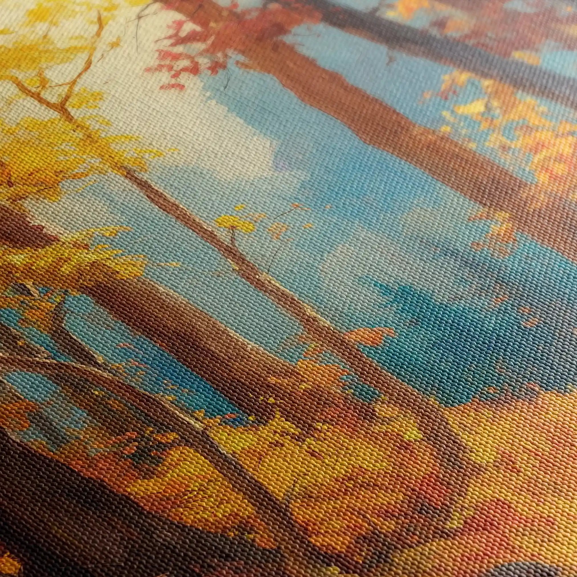 Landscape 317 Canvas Art 90 x 60 cm / Stretched on hidden frame