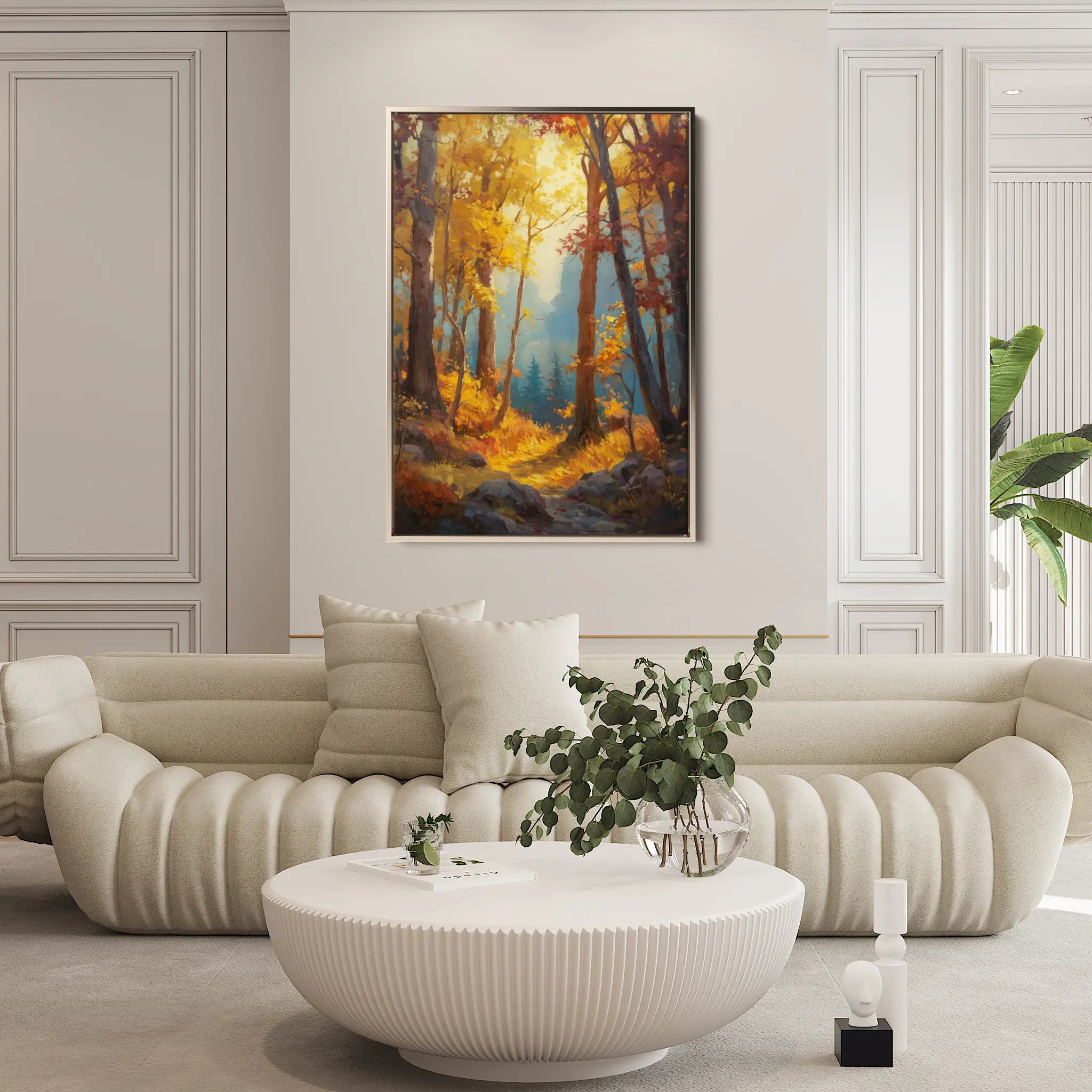 Landscape Canvas Wall Art WAD317-L 90 x 60 cm / Stretched on hidden frame