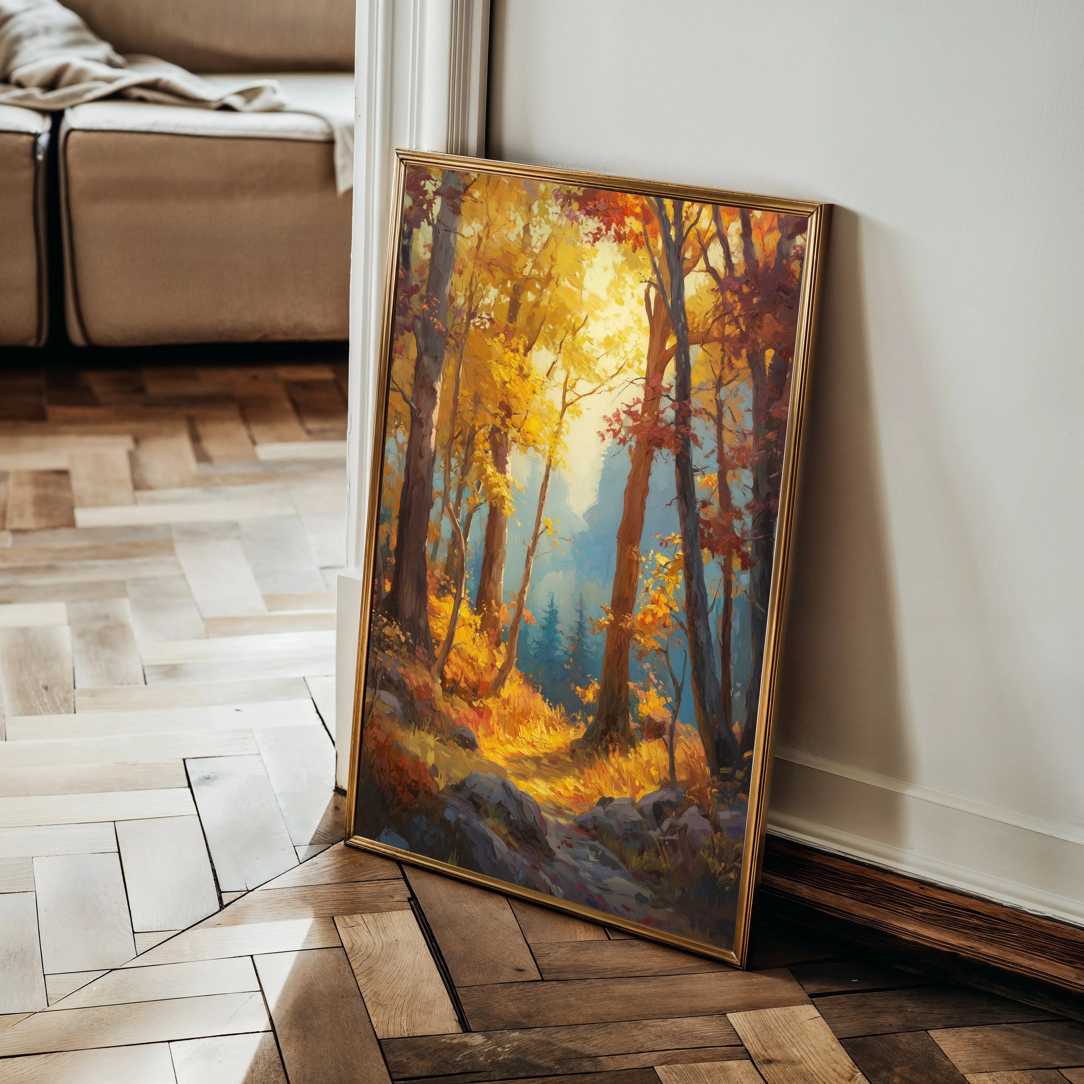 Landscape Canvas Wall Art WAD317-L 90 x 60 cm / Stretched on hidden frame