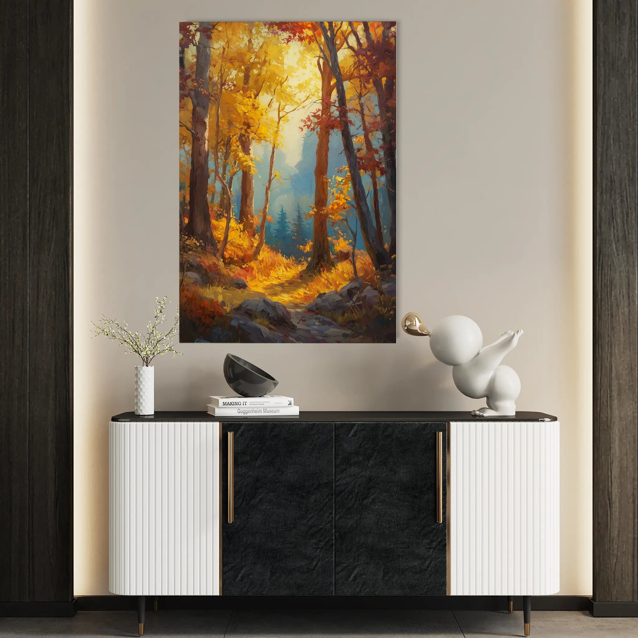 Landscape Canvas Wall Art WAD317-L 90 x 60 cm / Stretched on hidden frame