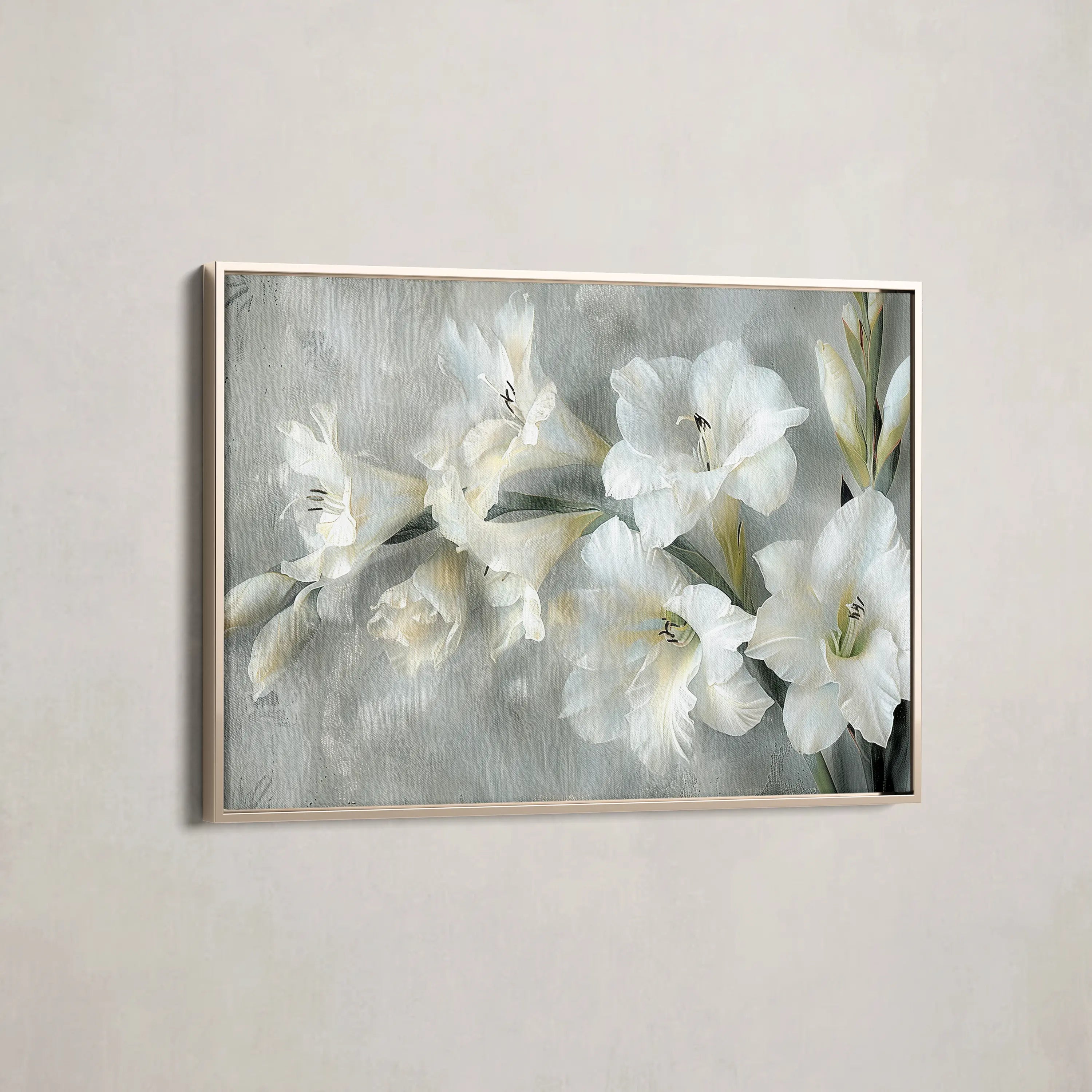 Floral Canvas Wall Art WAD318-F 90 x 60 cm / Stretched on hidden frame