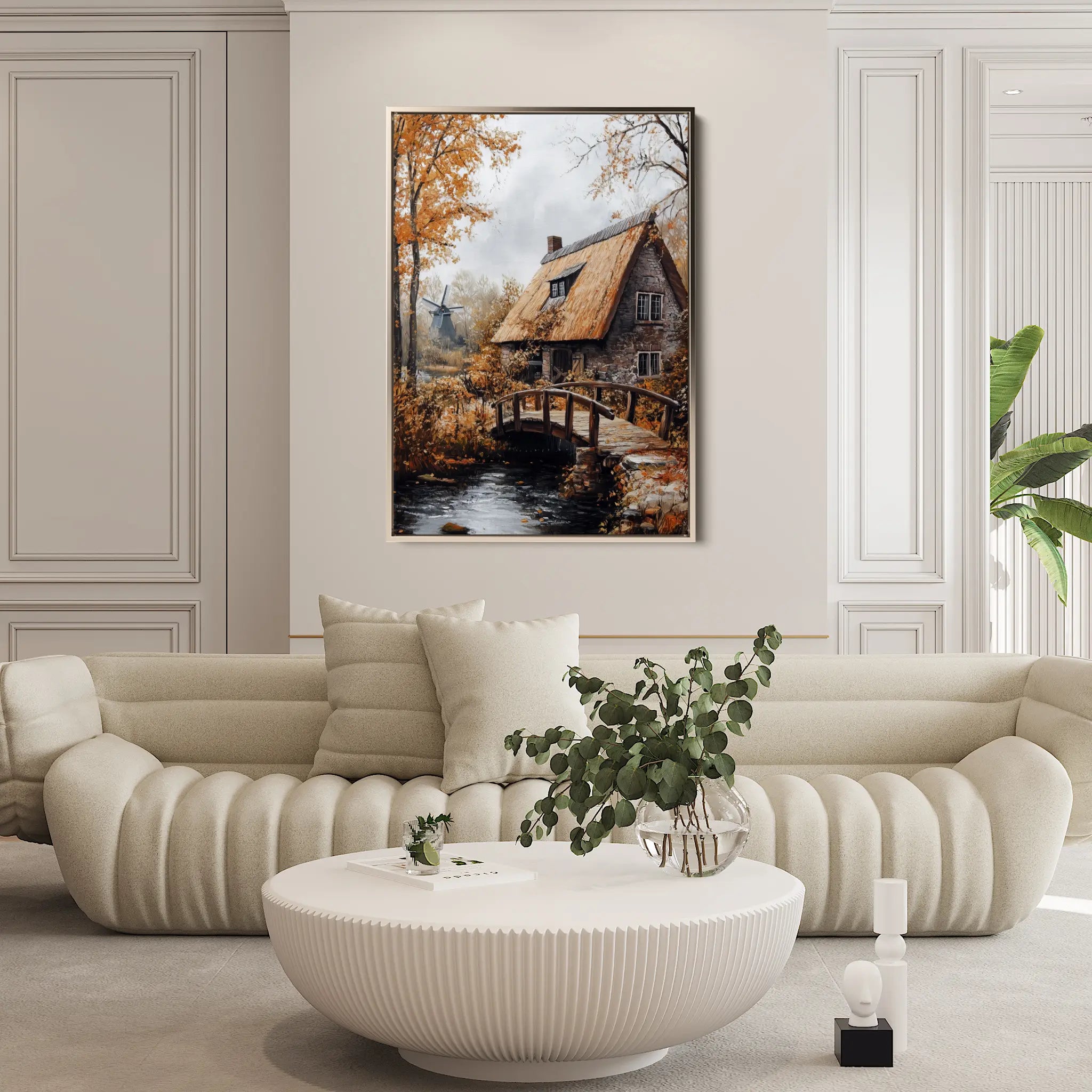 Landscape Canvas Wall Art WAD319-L 90 x 60 cm / Stretched on hidden frame